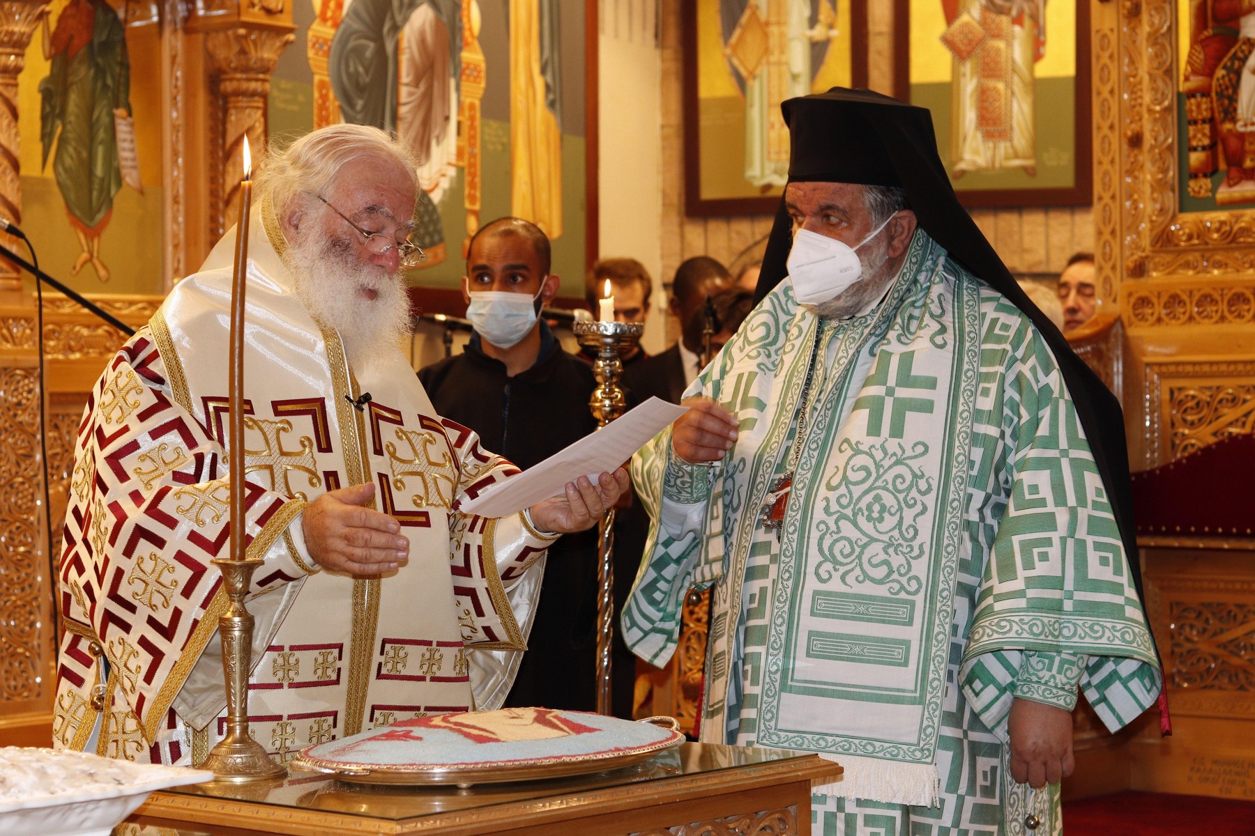 His Beatitude Theodoros II during the patronal feast day of the Greek orthodox church of the Virgin Mary in Johannesburg South Africa 21 November 2021