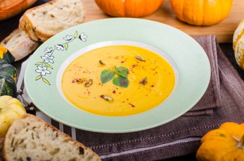 Creamy pumpkin soup