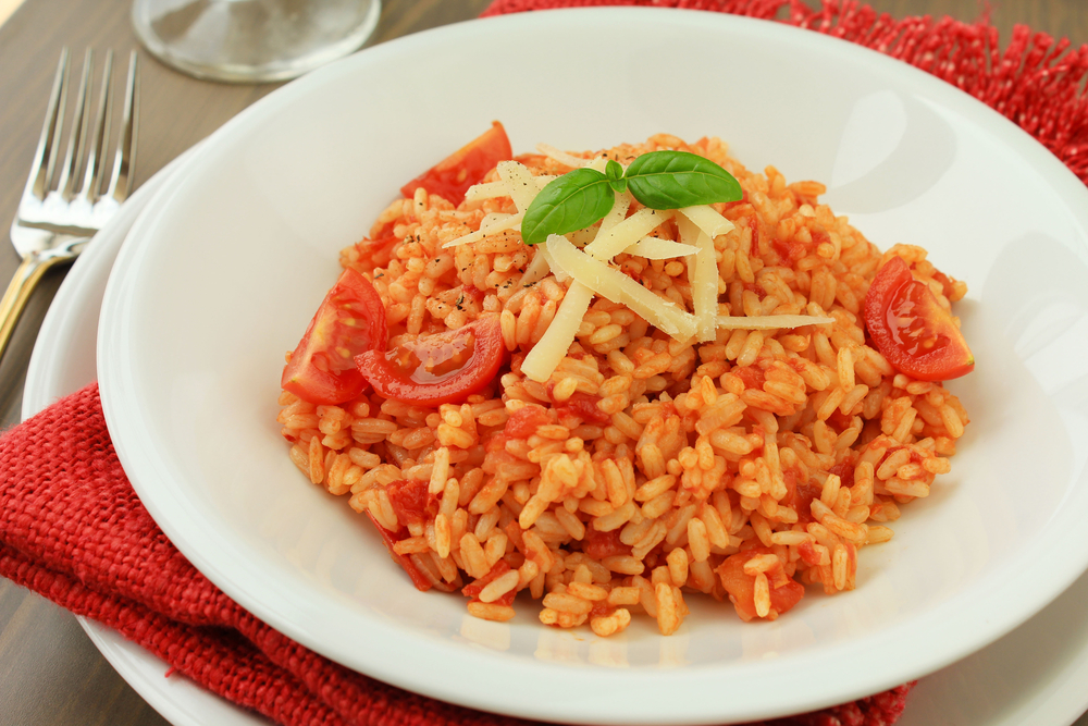 Italian,Risotto,With,Tomatoes,-,Risotto,Al,Pomodoro,-,Decorated