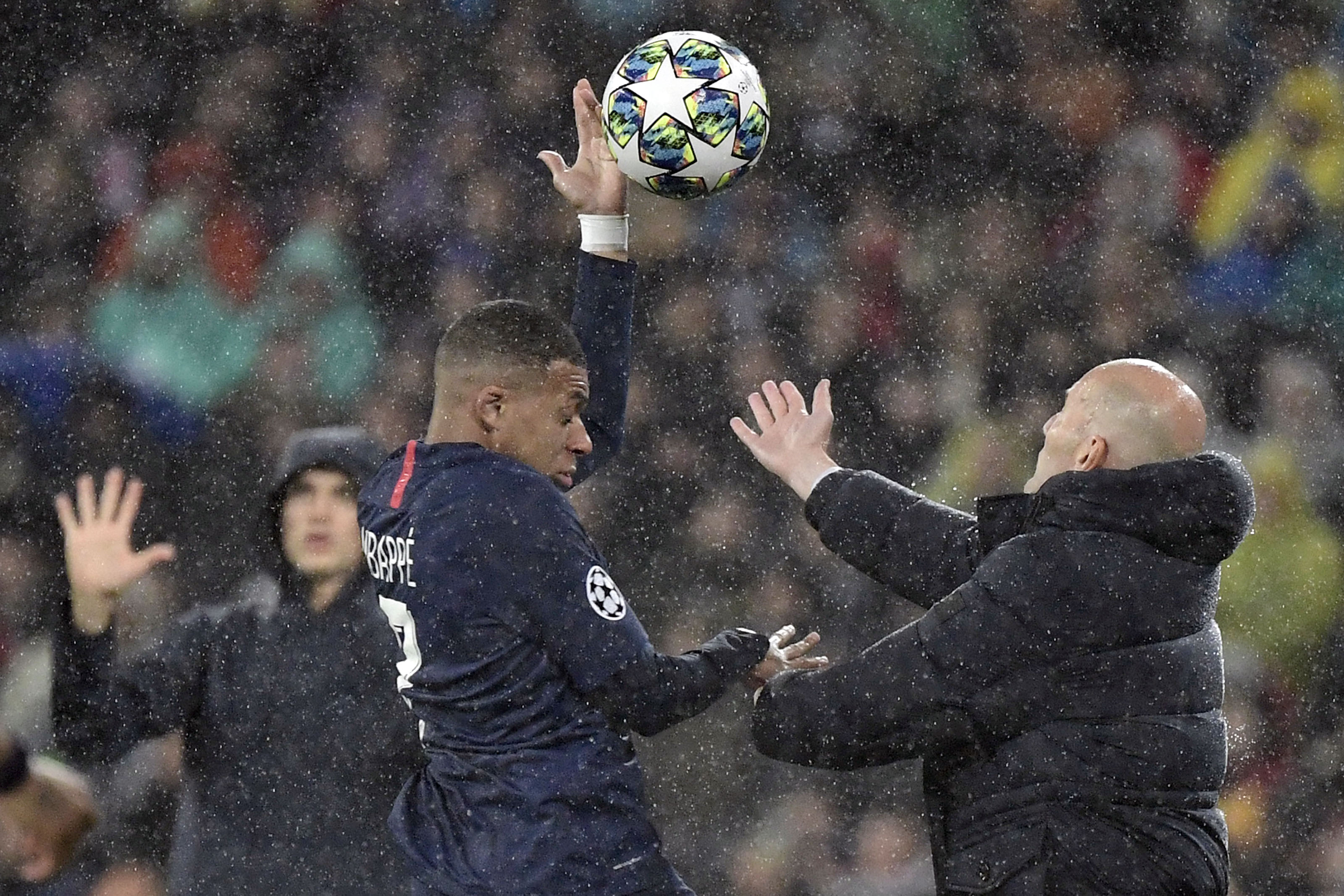 kyilian mbappe, zinedine zidane,