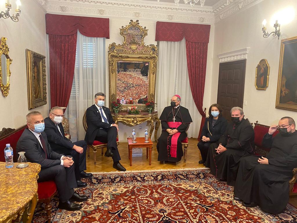 Andrej Plenković, biskupi, davor božinović