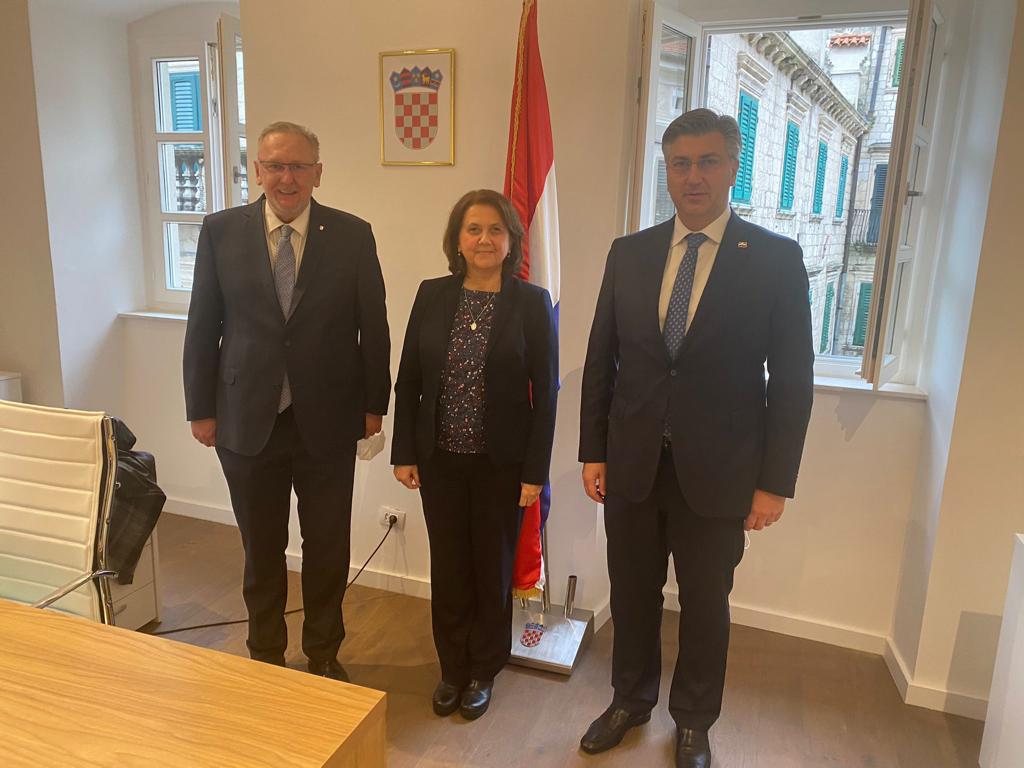 Andrej Plenković, Davor Božinović