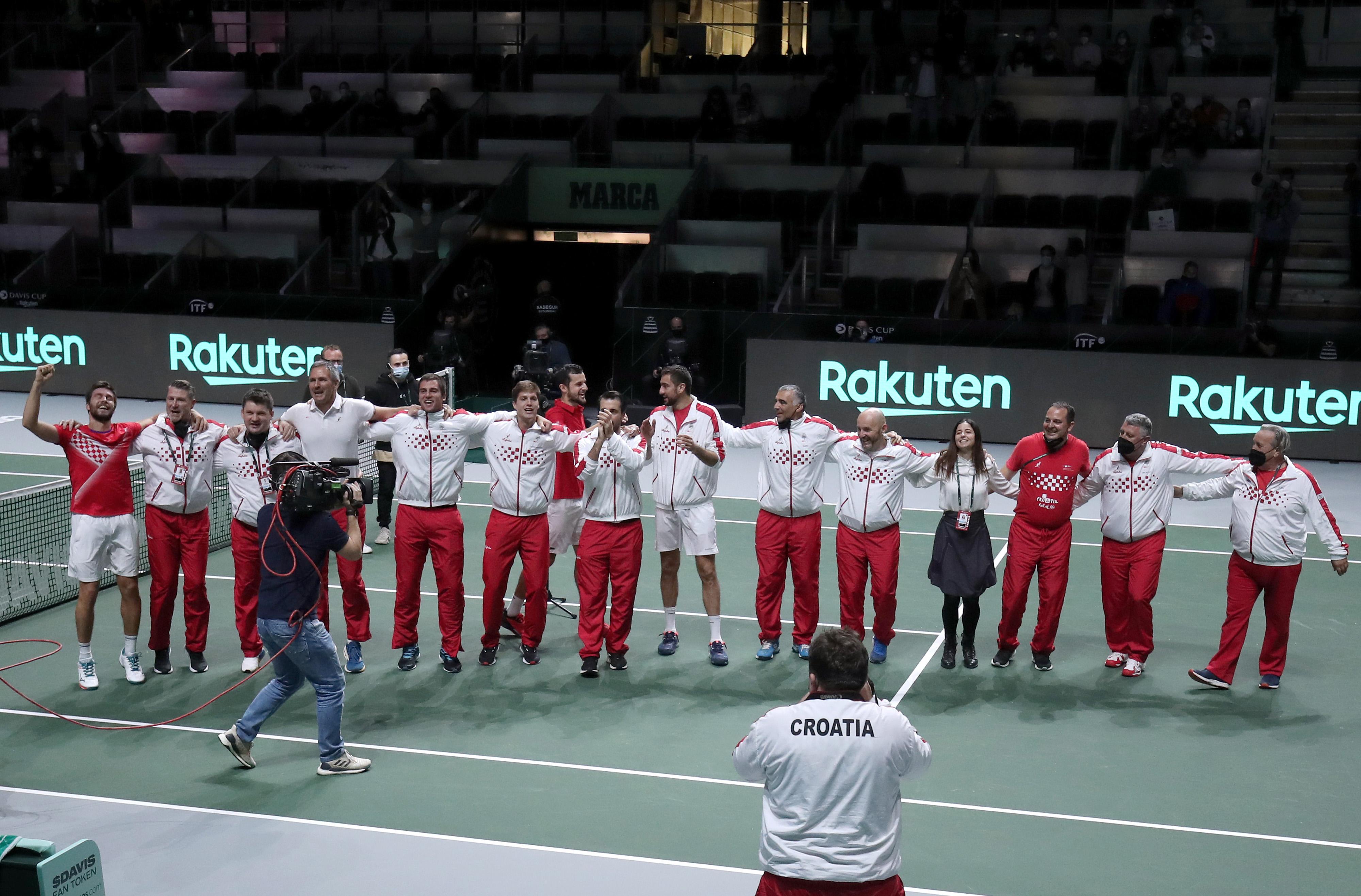 Madrid: Slavlje nakon ulaska Hrvatske u finale Davisova kupa