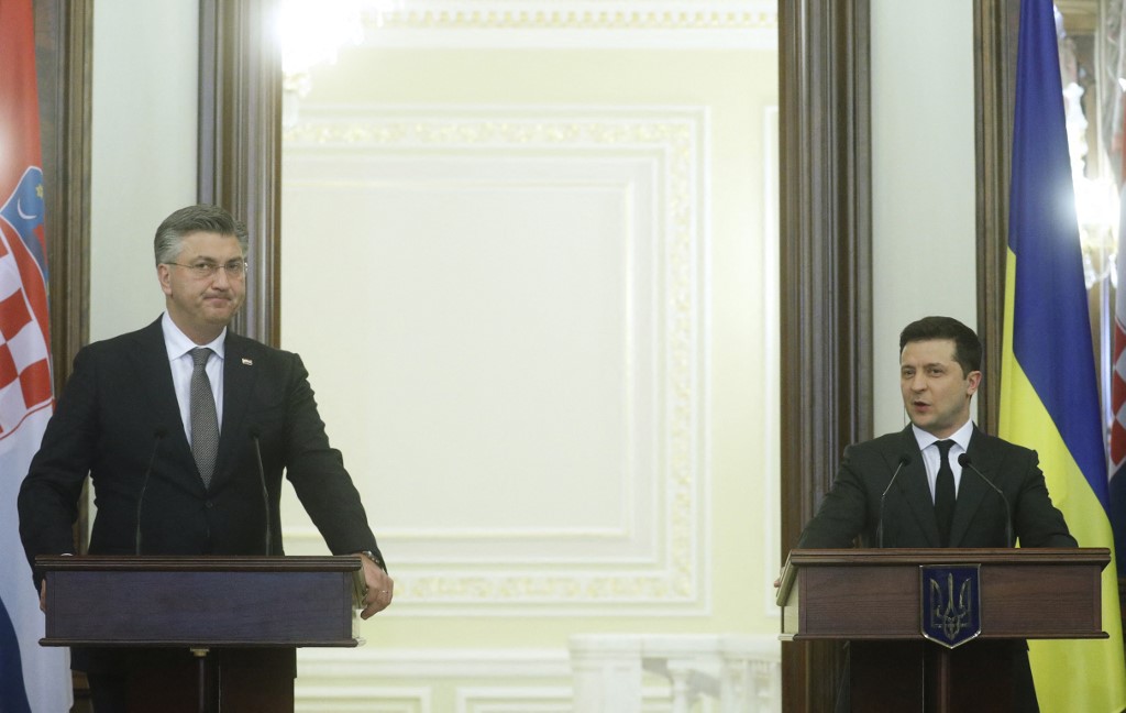 Zelenskij, Plenković