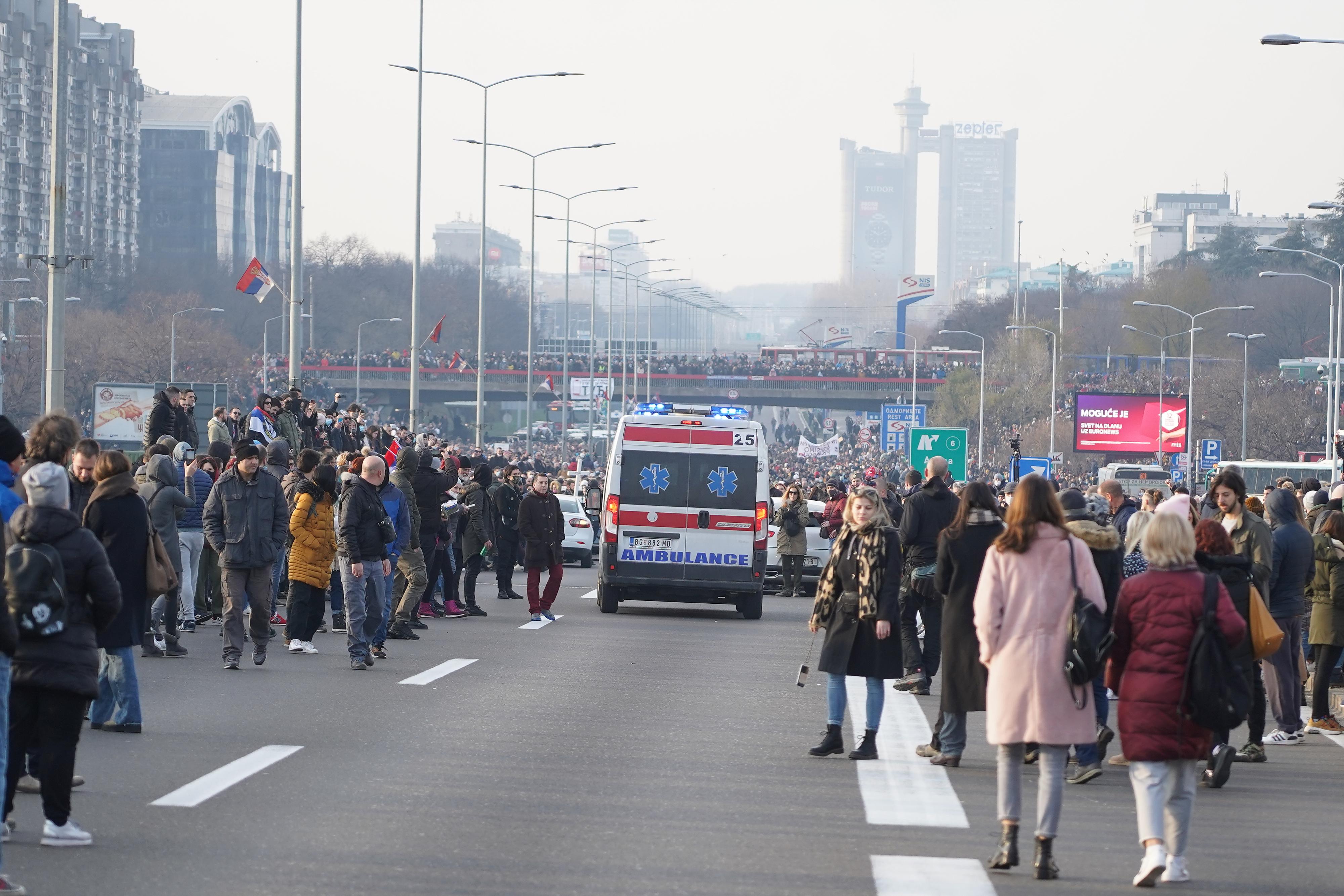 srbija prosvjed