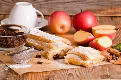 Apple strudel.