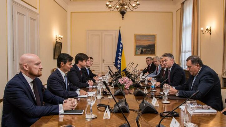 Milorad Dodik, Željko Komšić, Šefik Džaferović