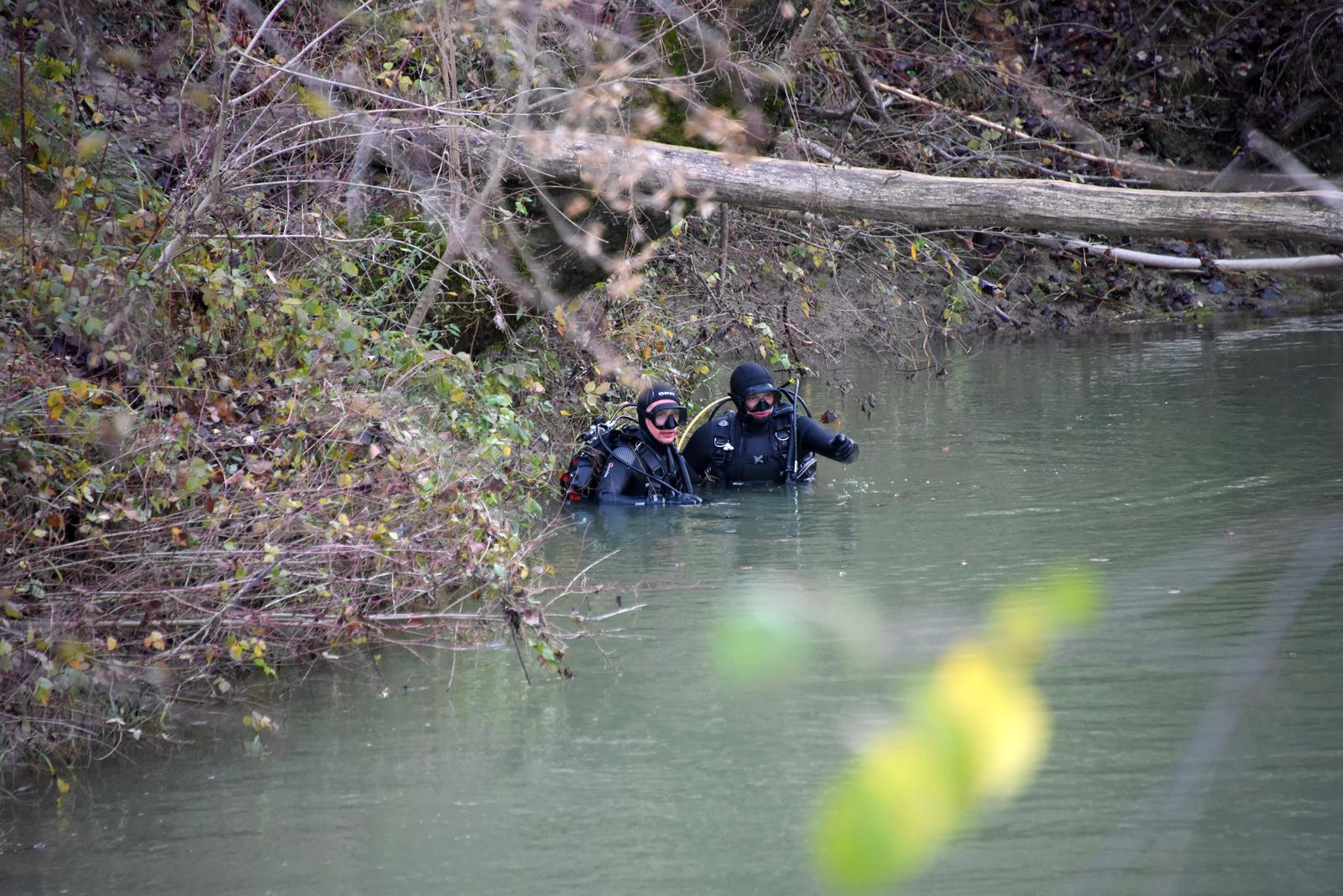 rijeka Dragonja, ronioci, potraga