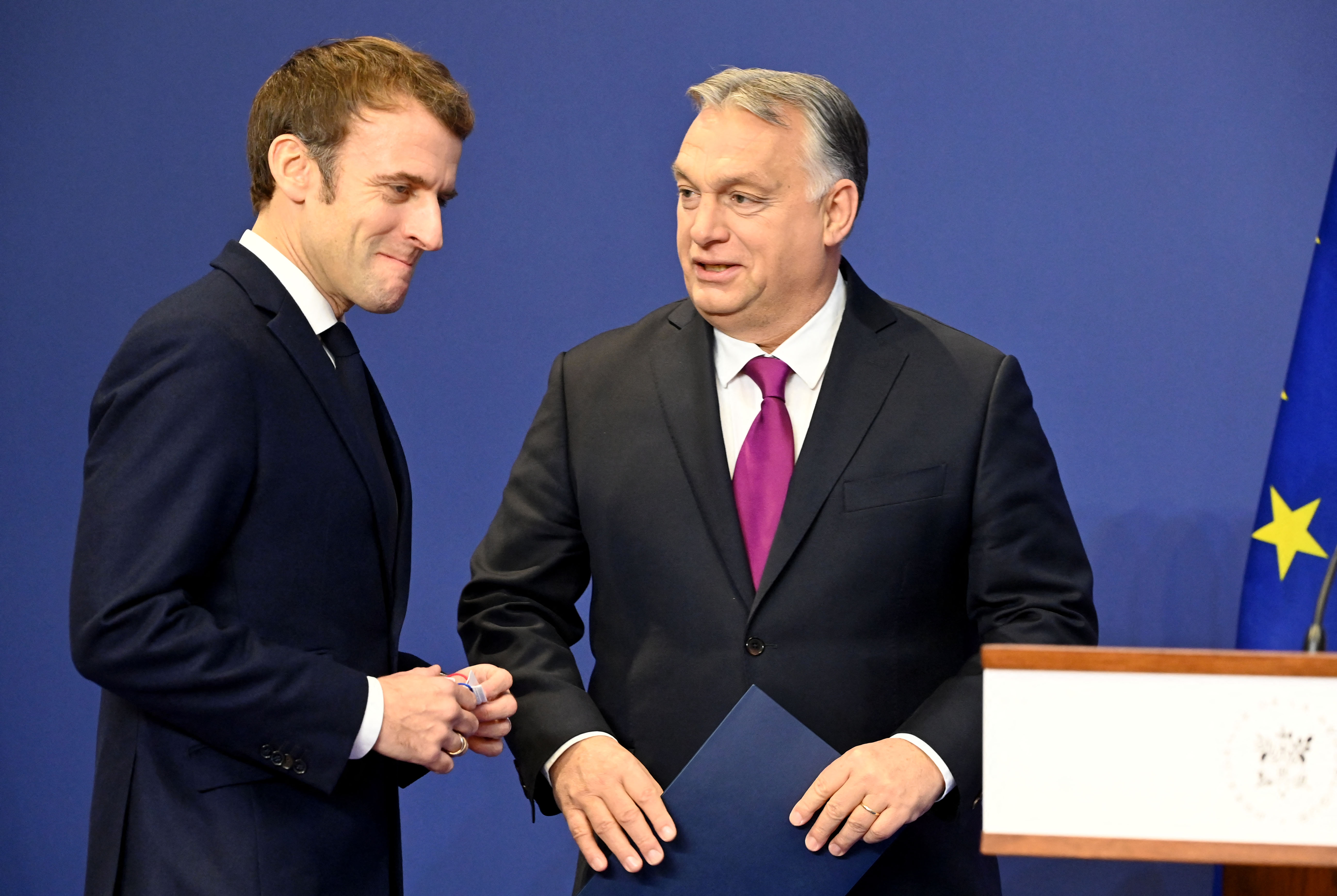 Emmanuel Macron, Viktor Orban