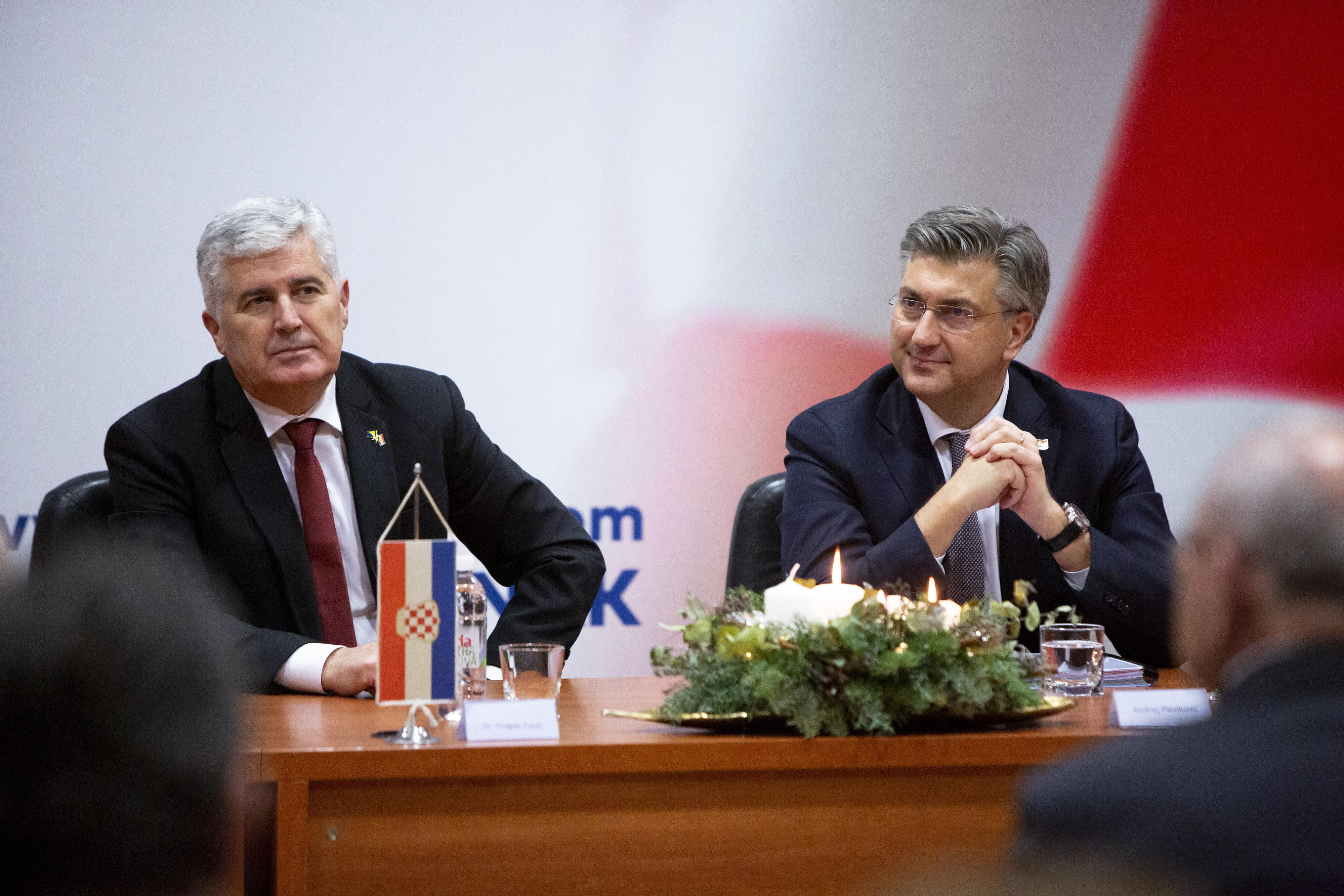 Dragan Čović, Andrej Plenković