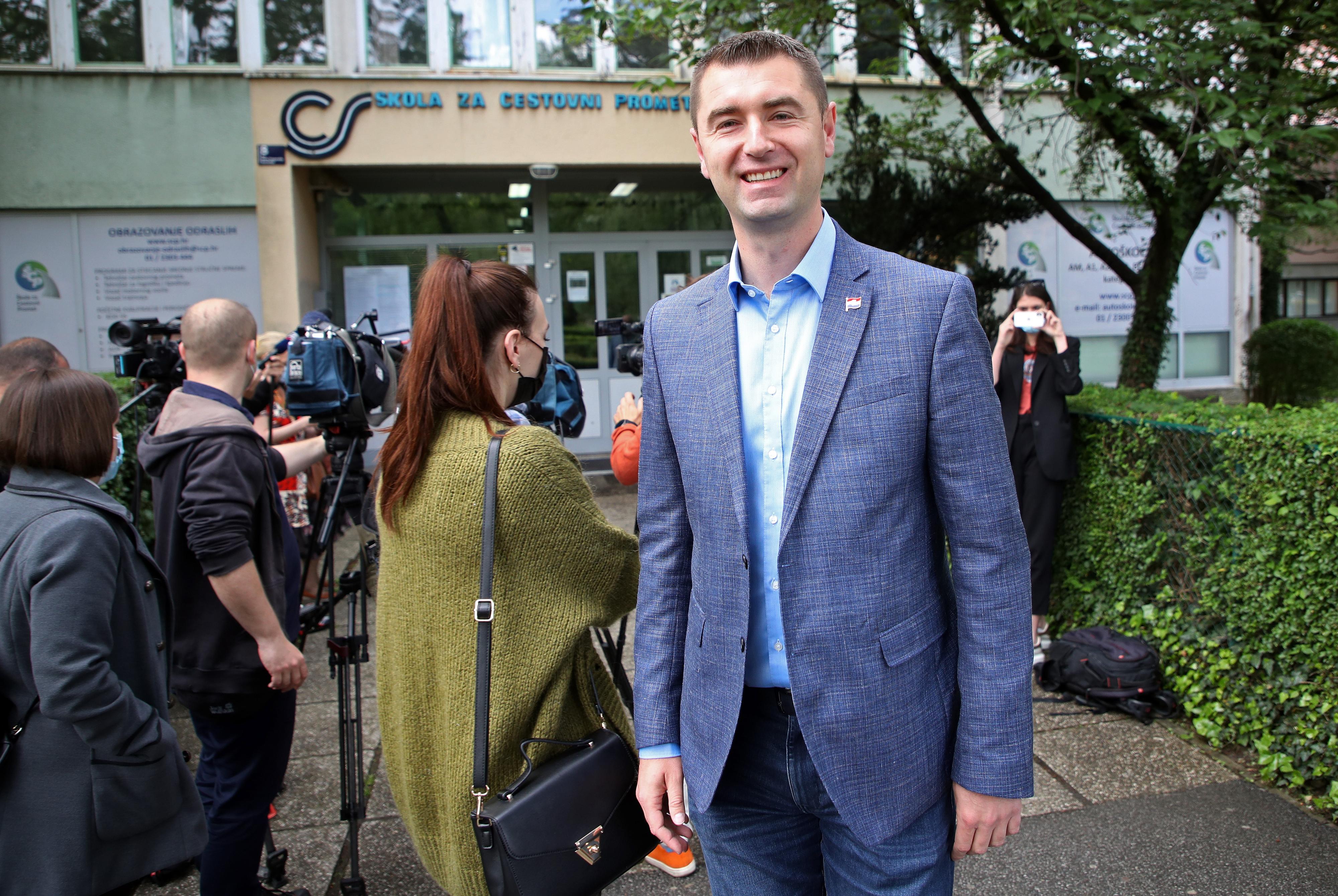 Zagreb: Davor Filipović glasovao je na lokalnim izborima