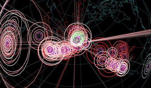 Earthquake screensaver