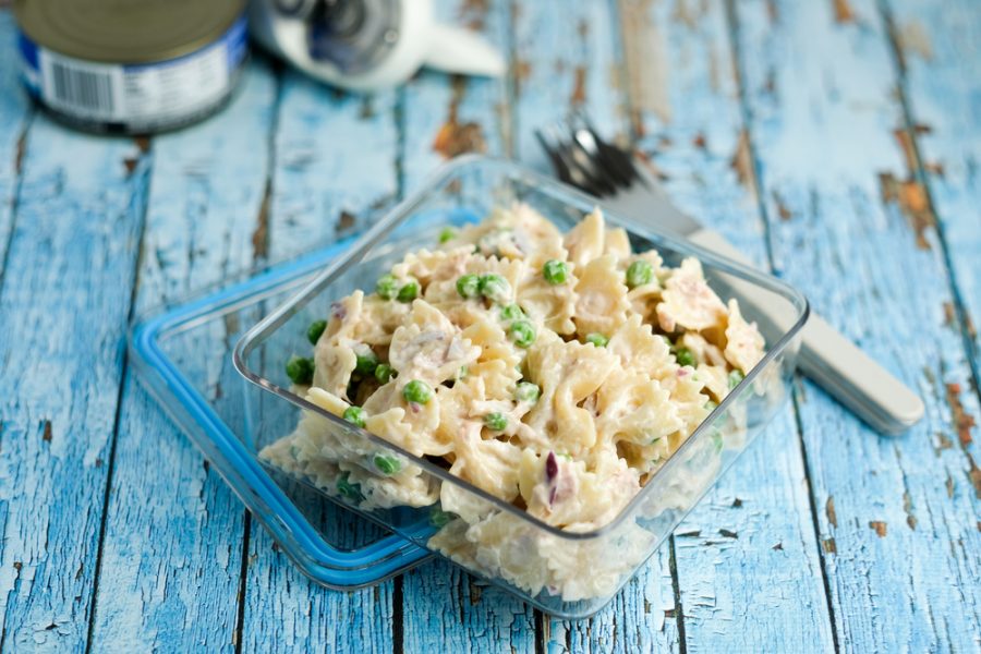 slata, tunjevina, tjestenina, pašta