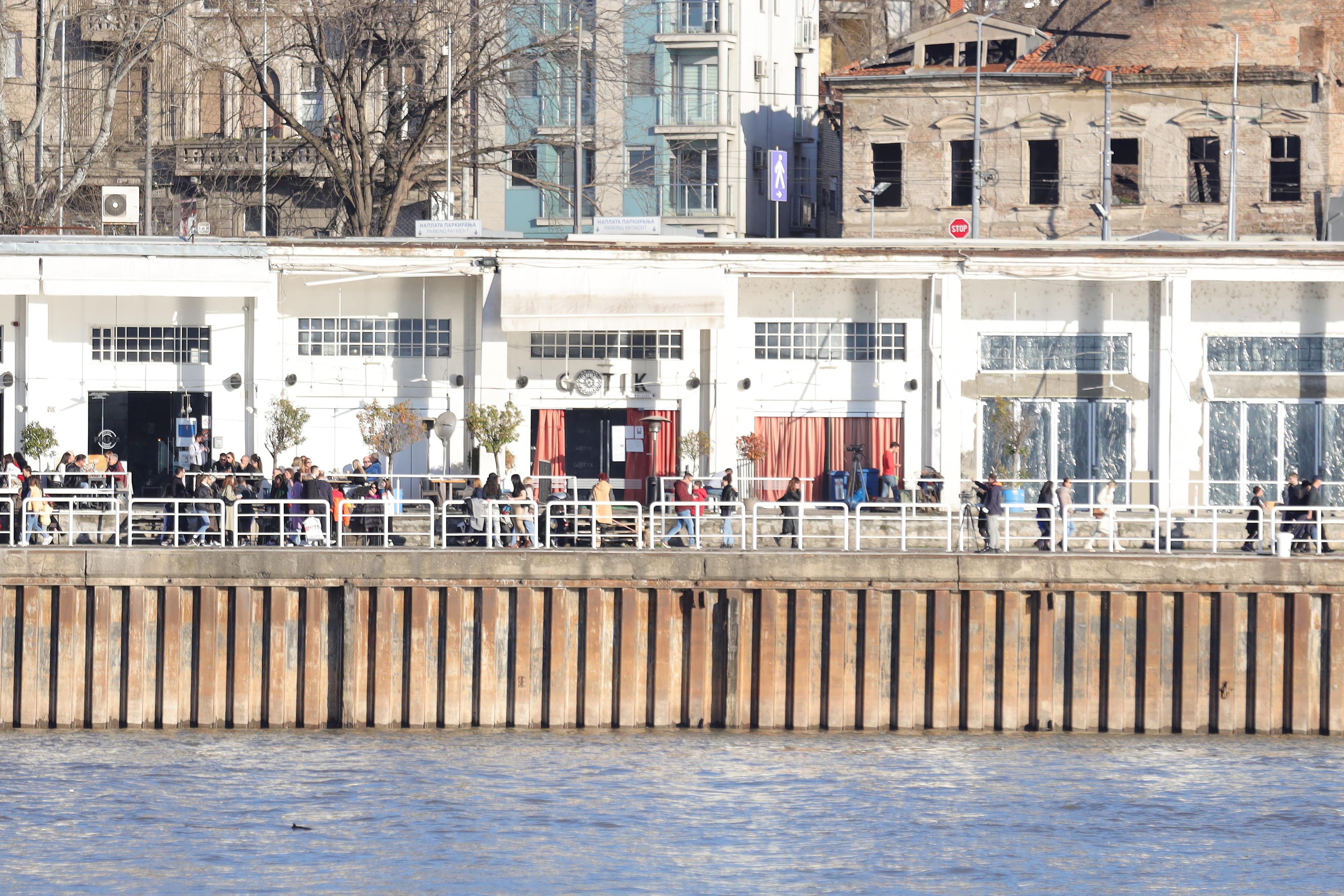 Beograd: Pogled na Beton Halu i klub Gotik u kojem je zadnji put vi?en Matej Peri