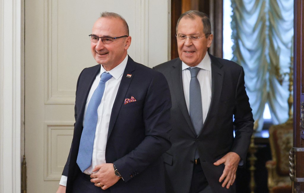 Gordan Grlić Radman, Sergej Lavrov