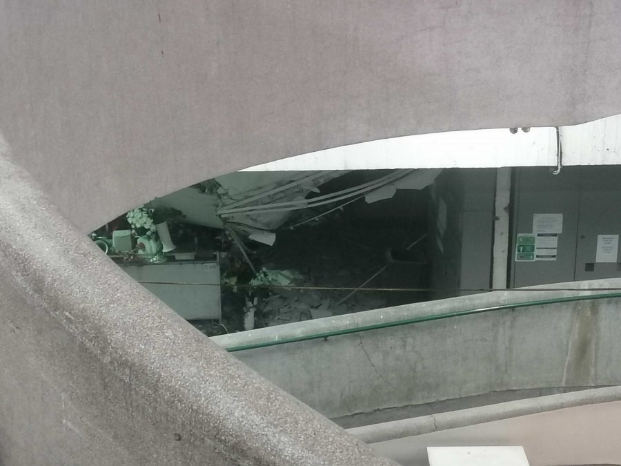 Tržnica, rušenje krova, Beograd