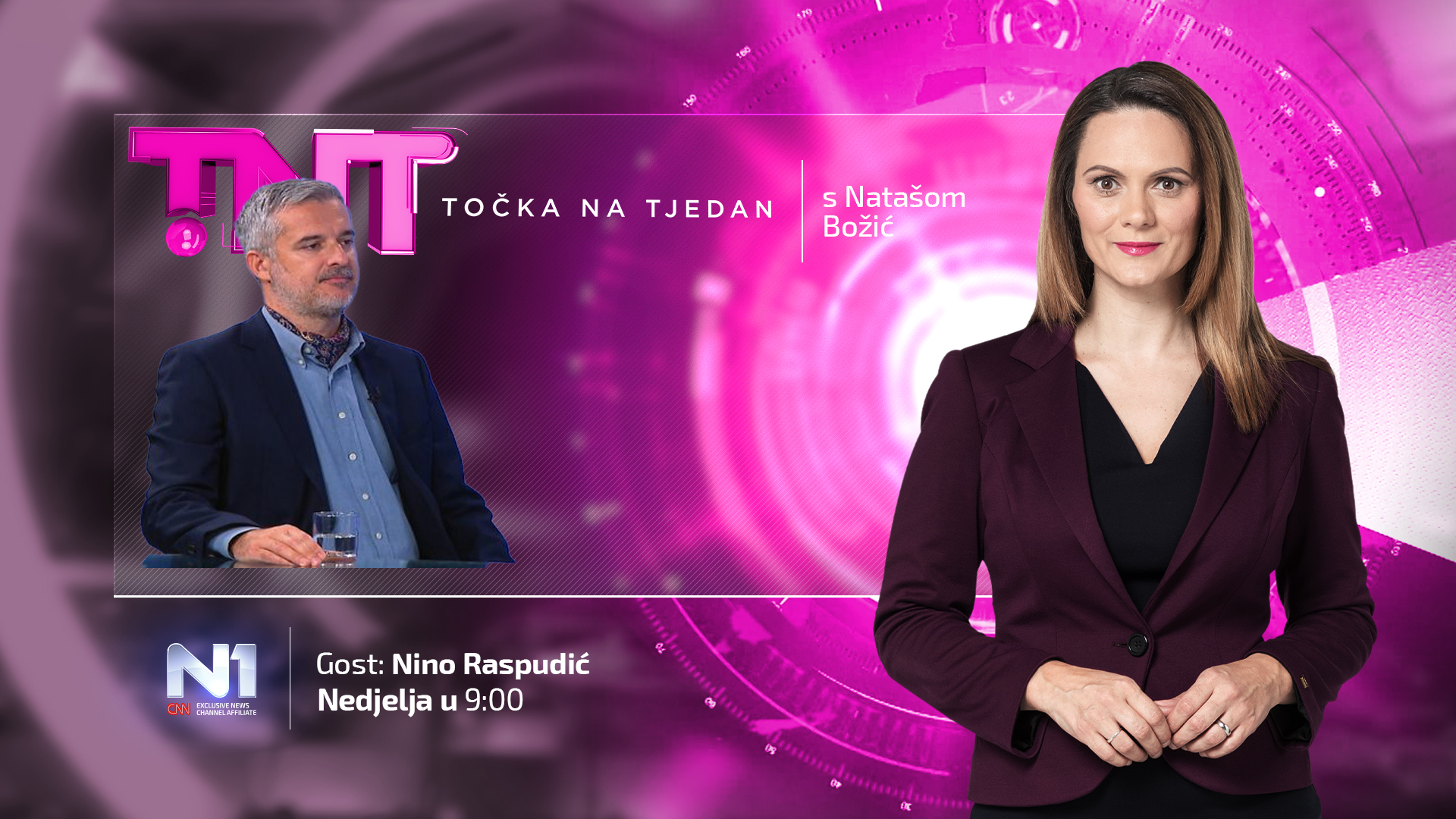 TNT PLAKAT Gost je Nino Raspudić