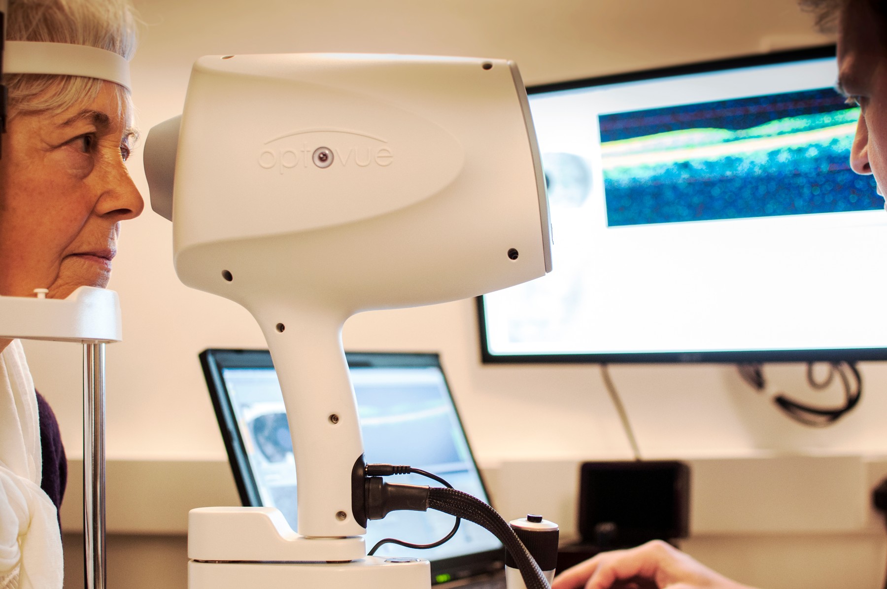 Retinal scan testing for glaucoma