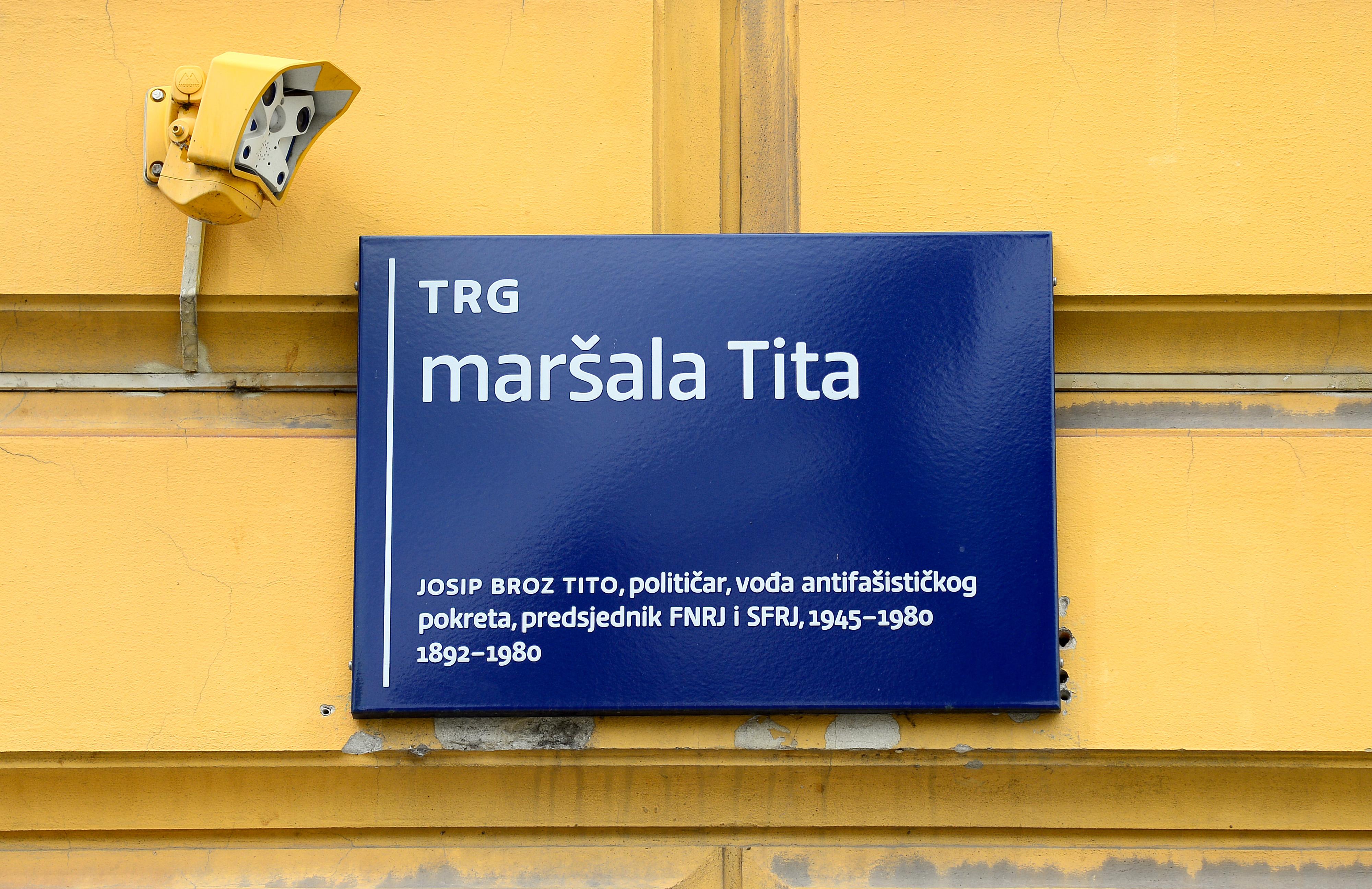 Zagreb: Trg maršala Tita bit ?e preimenovan u Trg Republike Hrvatske