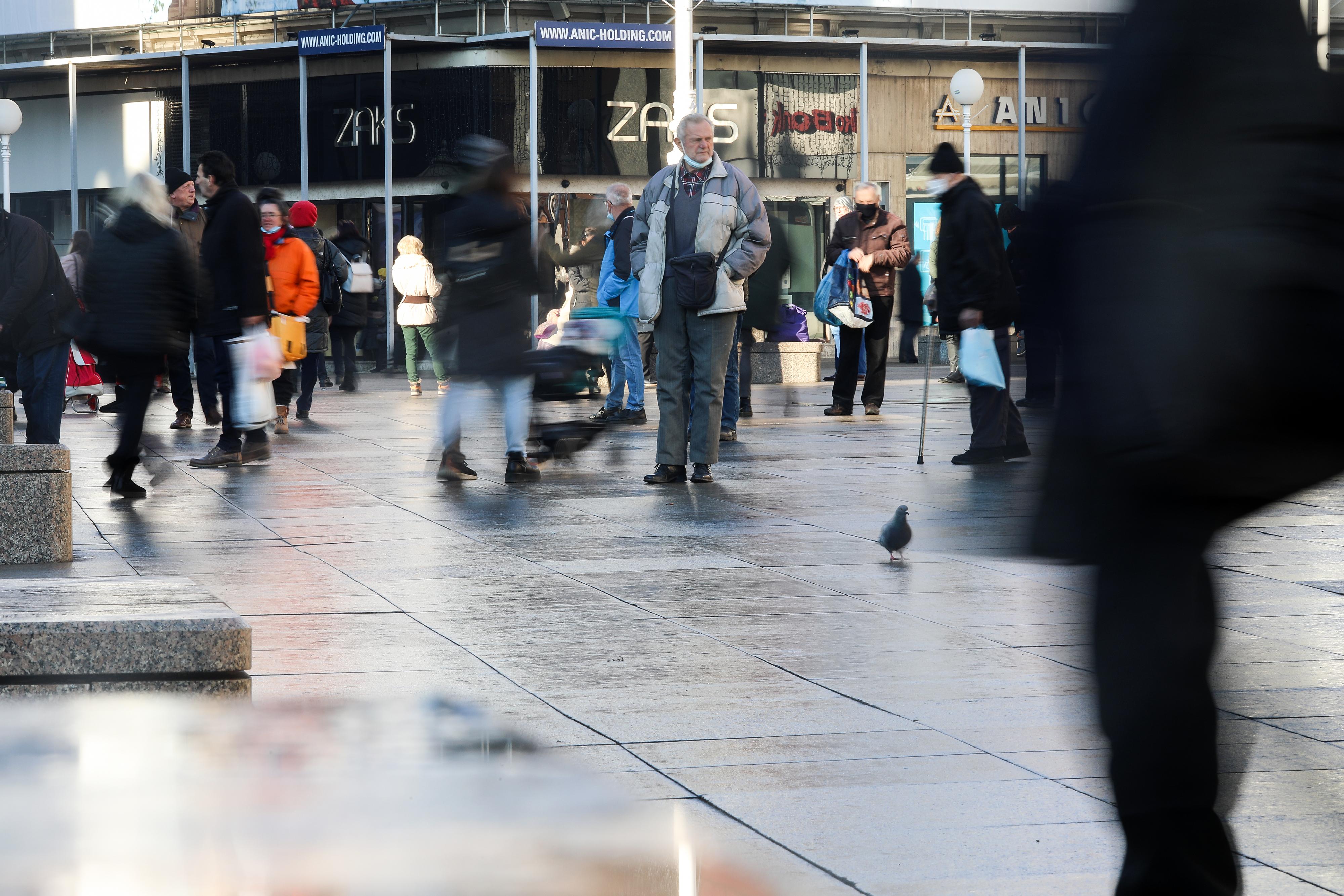 ljudi, zagreb, maska, korona