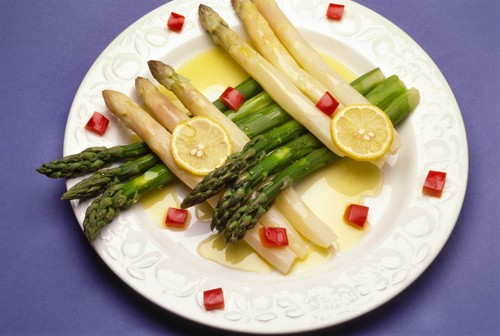 White and Green Asparagus