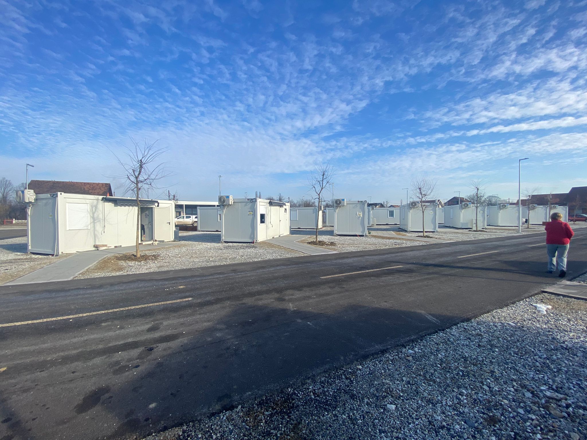 milica strgar,, glina, kontejnersko naselje, kontejner,