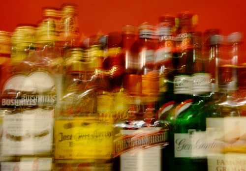 Double vision and alcohol