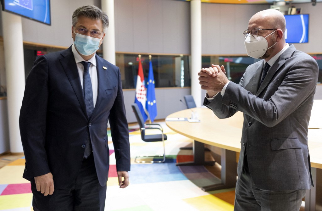 andrej plenković, charles michel,