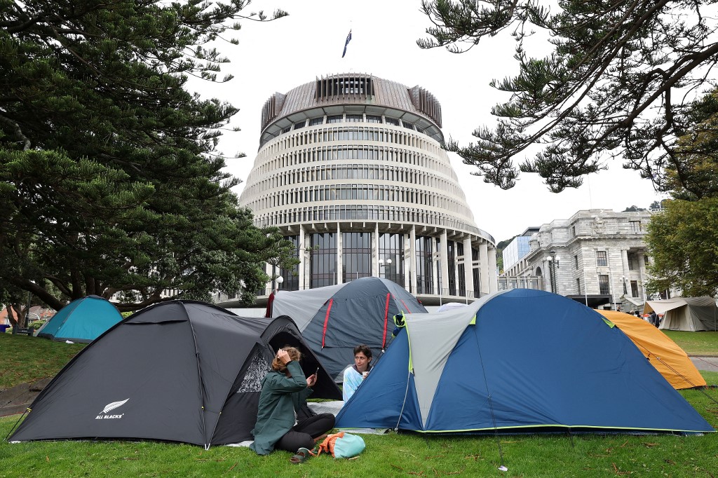 NZEALAND-HEALTH-VIRUS-PROTEST