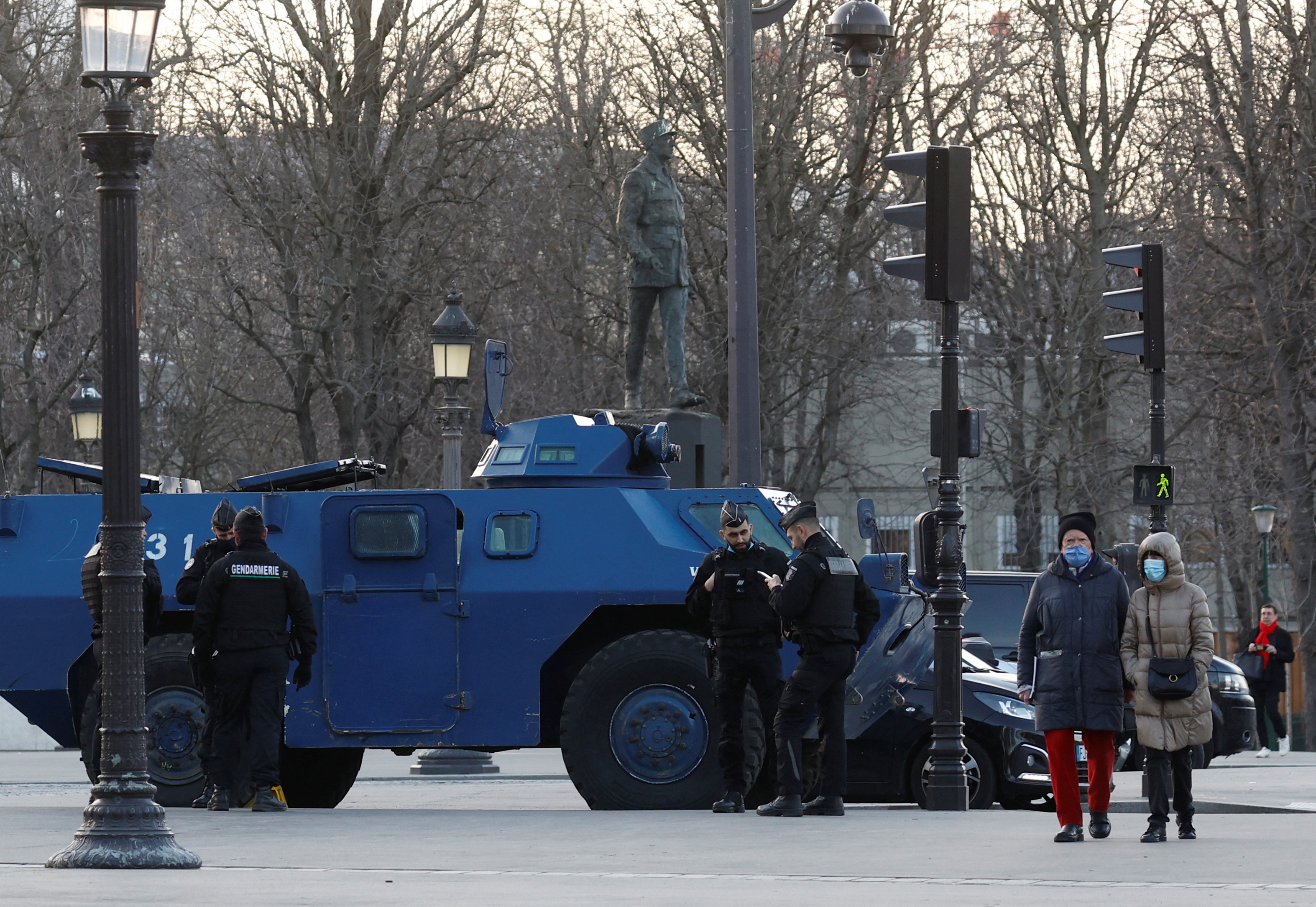 konvoj slobode, prosvjed pariz,