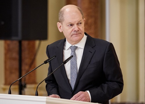 German Chancellor and Ukraine President joint press conference, Kiev, Ukraine - 14 Feb 2022