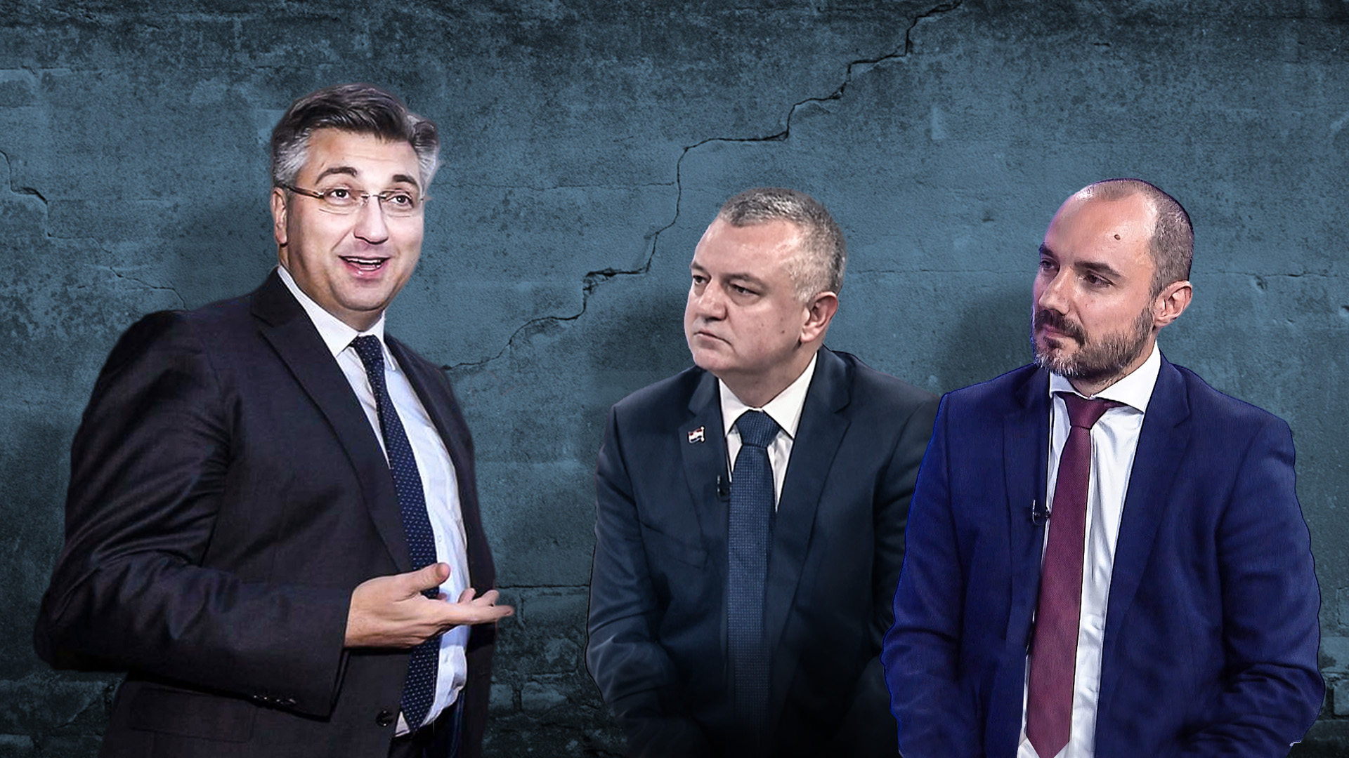 andrej plenković, darko horvat, boris milošević