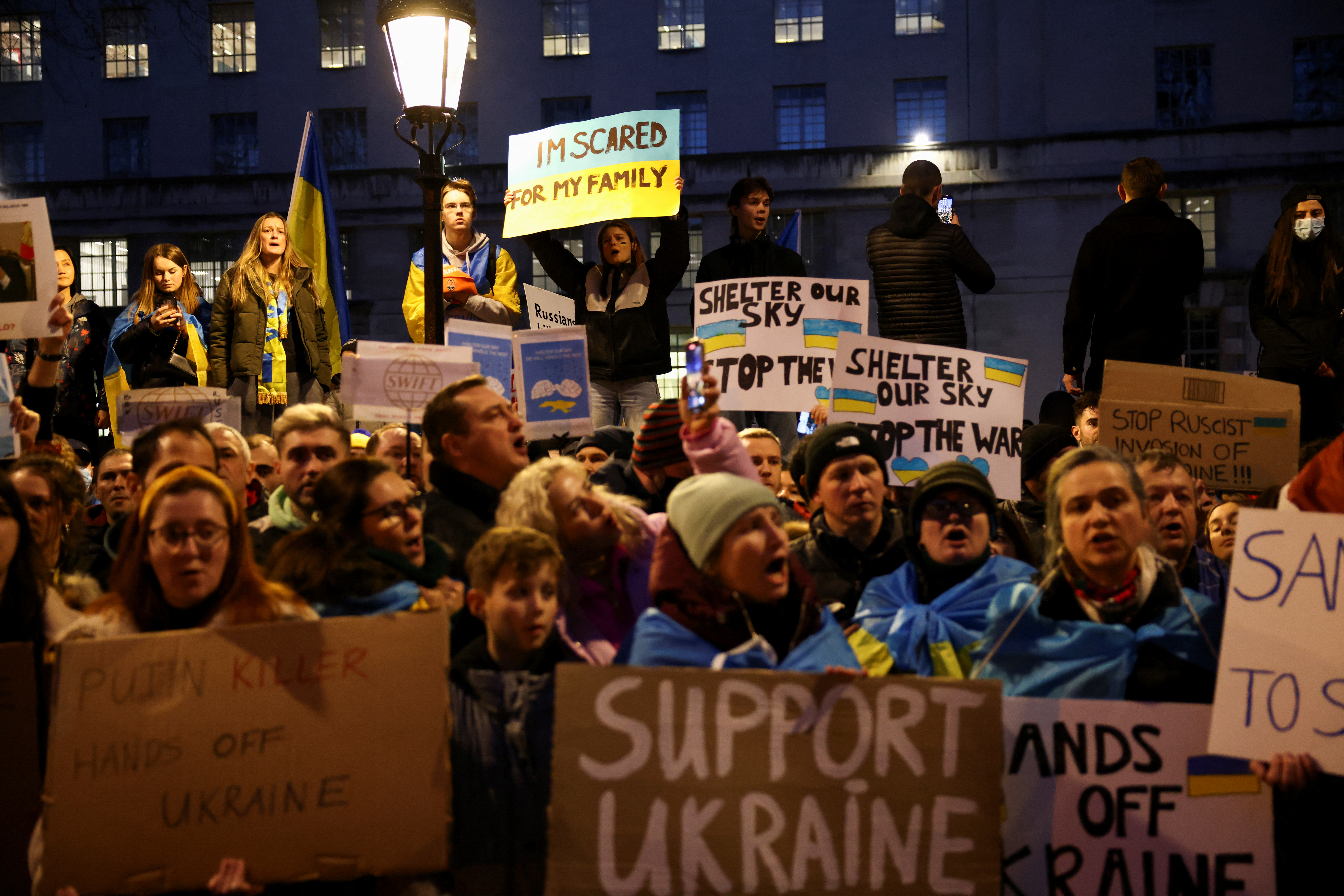 prosvjed, london, ukrajina