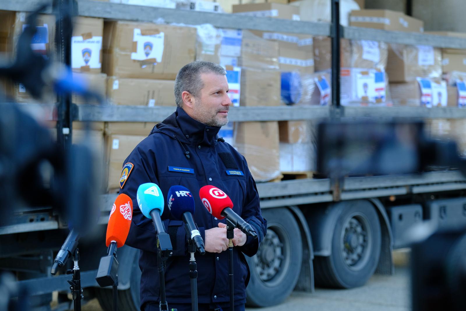 U Jastrebarskom organiziran utovar humanitarne pomoći za Ukrajinu