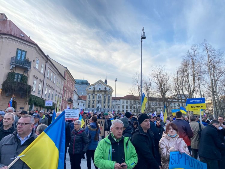 prosvjed Ljubljana, Ukrajina