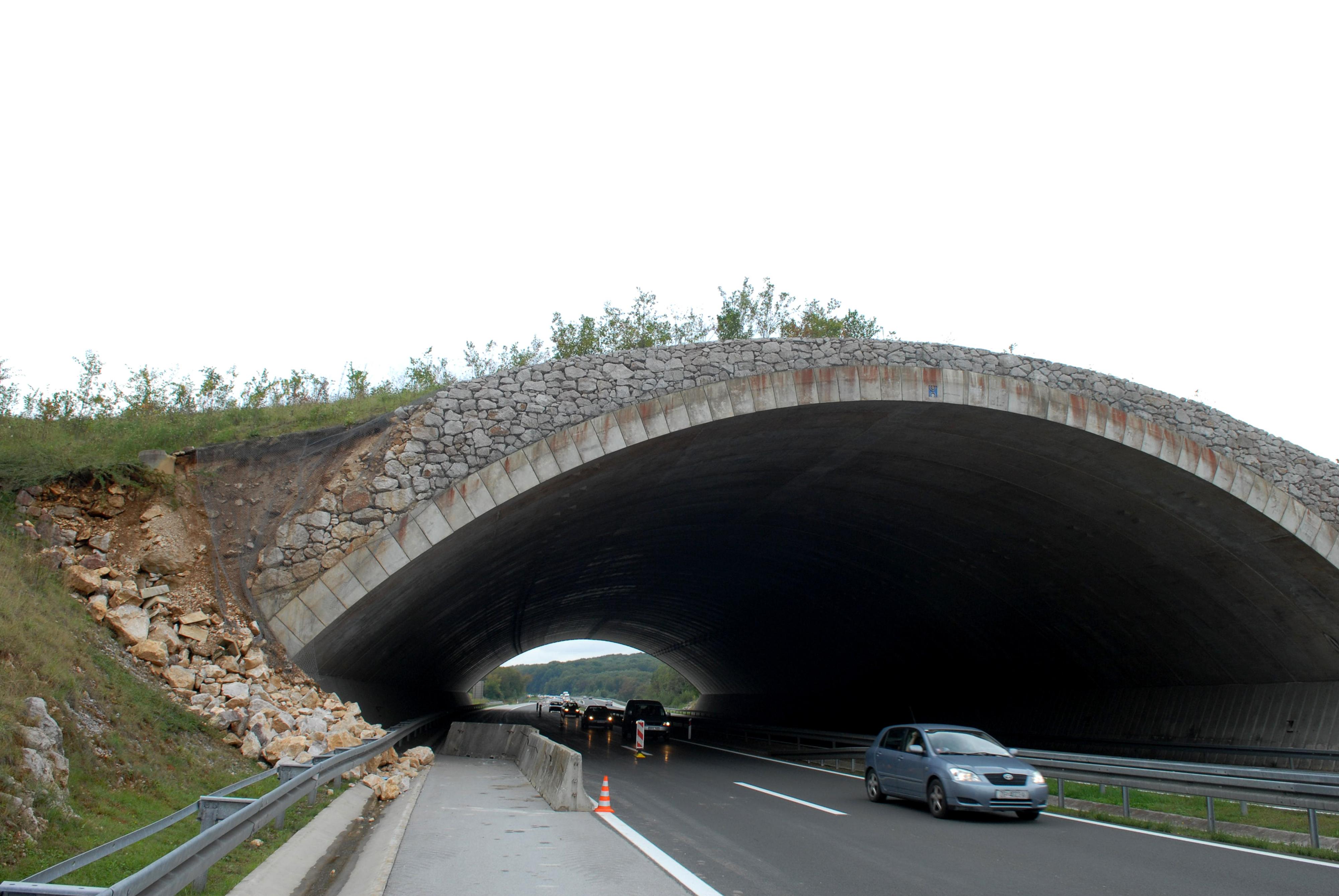 Bosiljevo: S prijelaza za divlja? odronilo se kamenje, otean promet za Zagreb