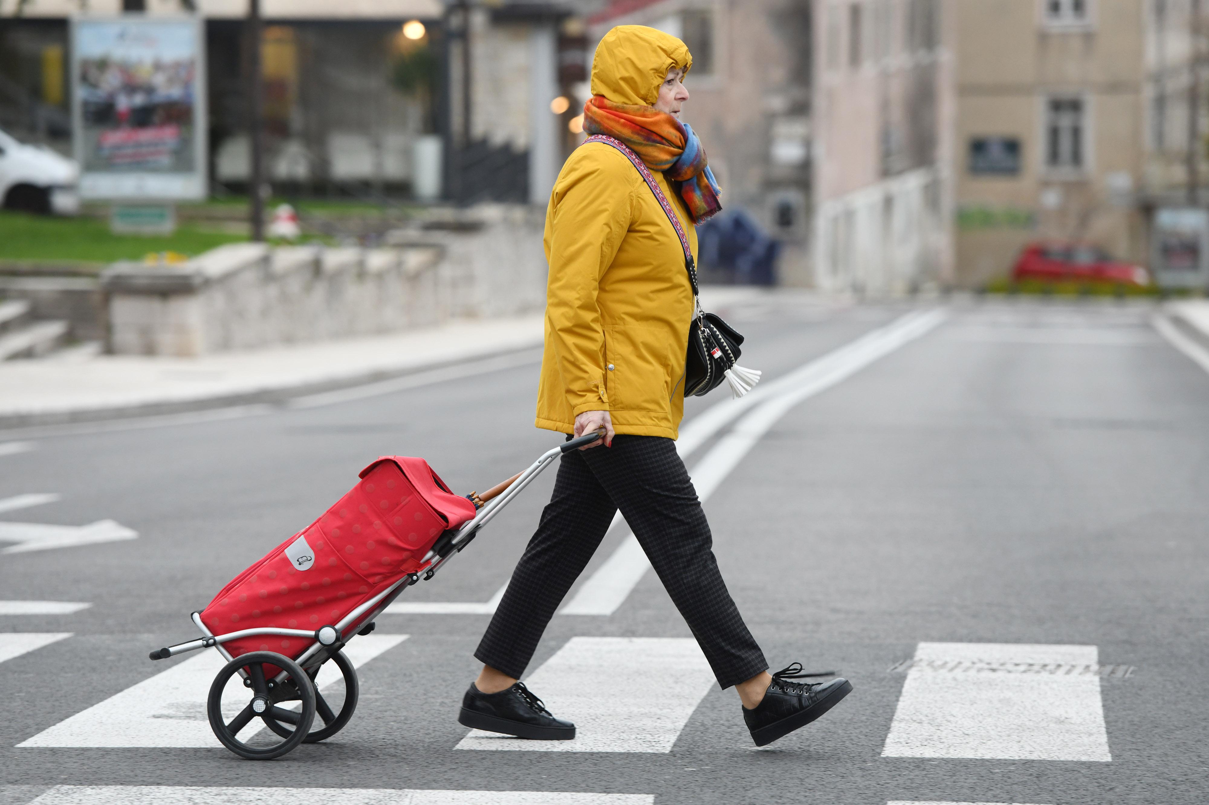 Kišno jutro u Šibeniku