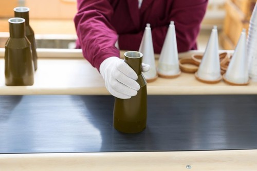 Arsenal worker is producing RPG explosives in one of Bulgaria's arms factory. The facility produces and assembles rocket-propell