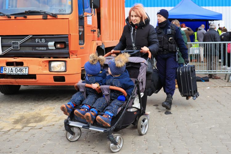 poljsko ukrajinska granica, izbjeglice