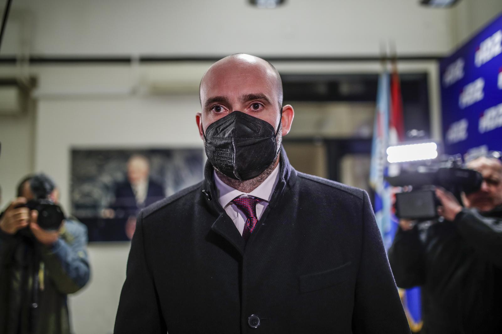 Zagreb: Ivan Paladina, novi ministar graditeljstva, nakon sjednice Predsjedništva HDZ-a