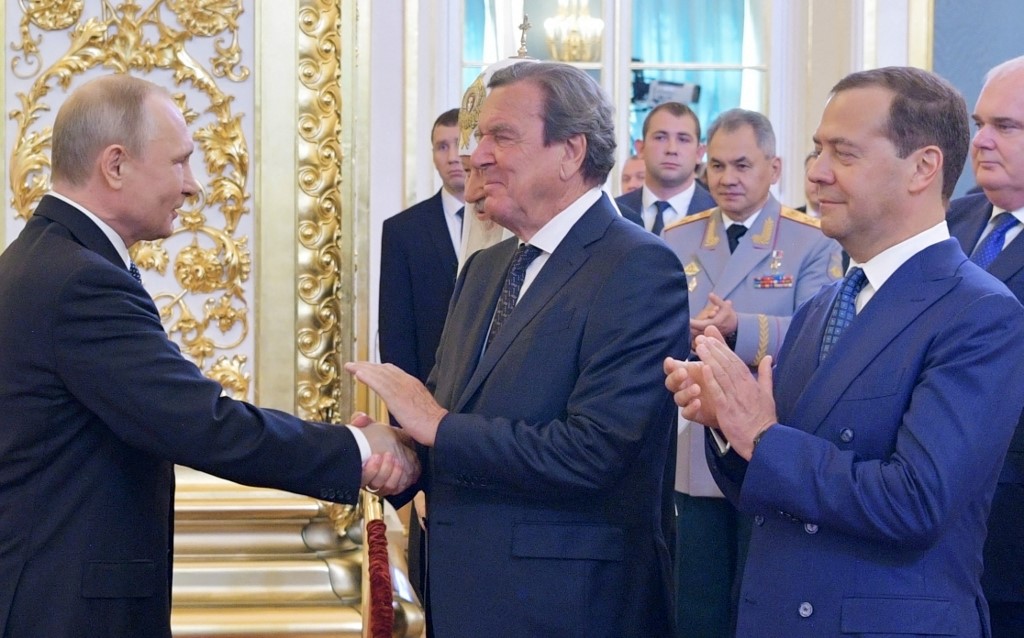 Gerhard Schroeder, Vladimir Putin