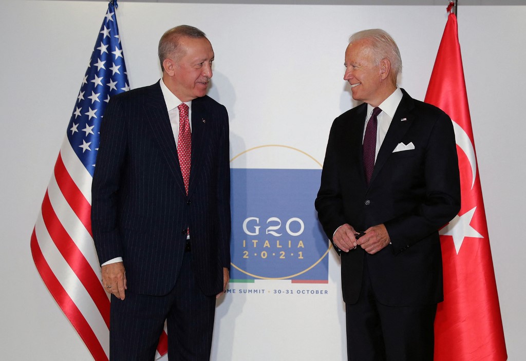 Recep Tayyip Erdogan, Joe Biden