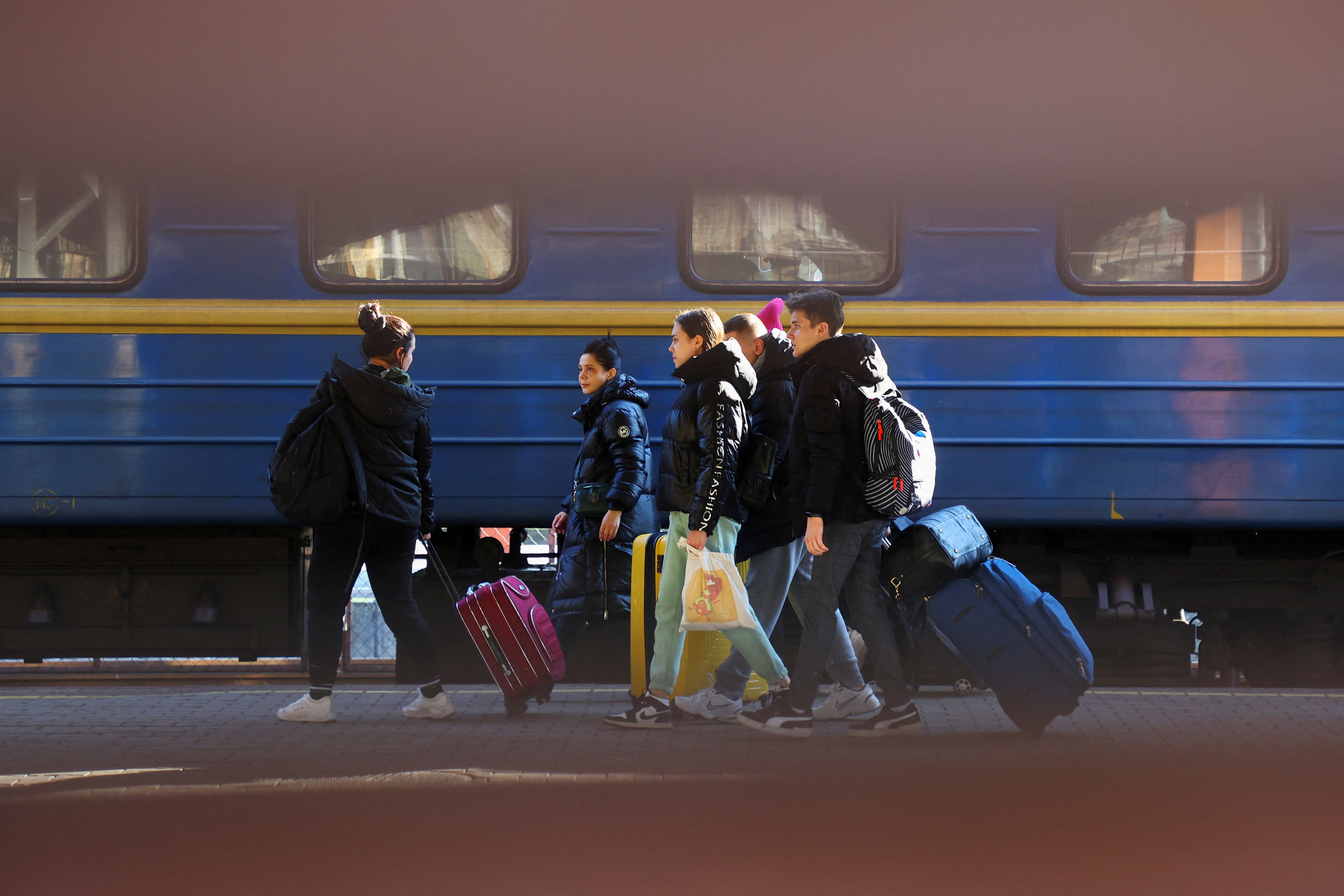 People fleeing Russia's invasion of Ukraine arrive in Medyka
