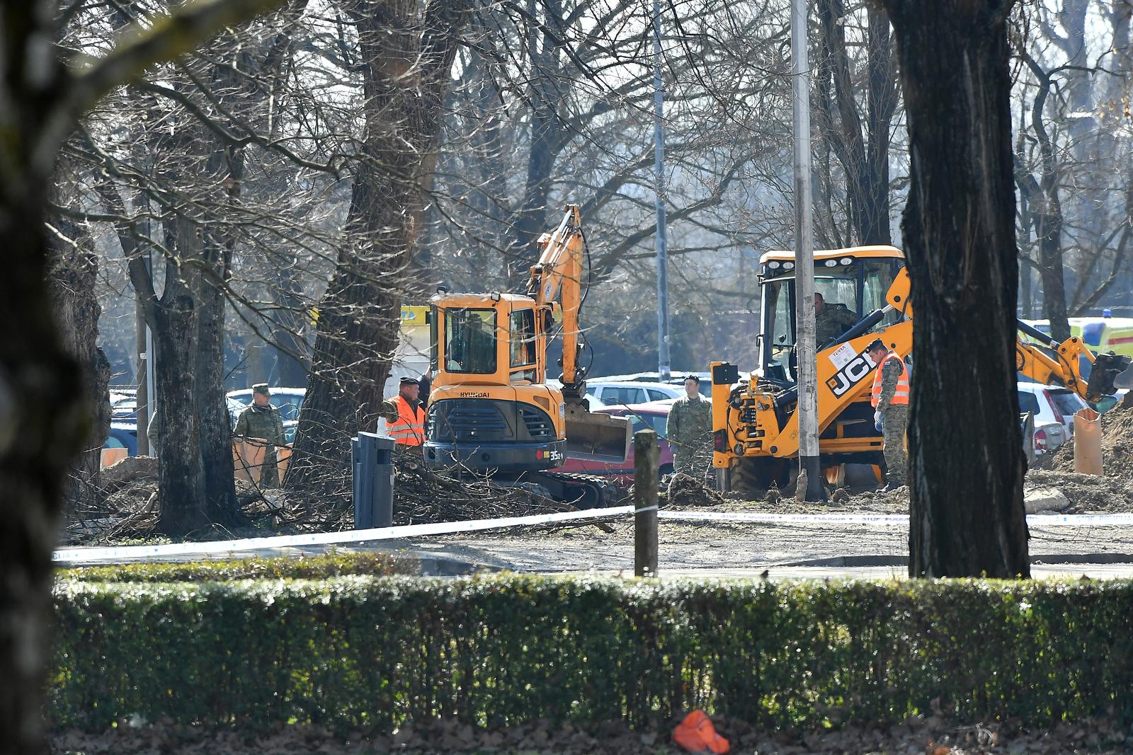 Zagreb: Počele pripreme za izvlačenje bespilotne letjelice