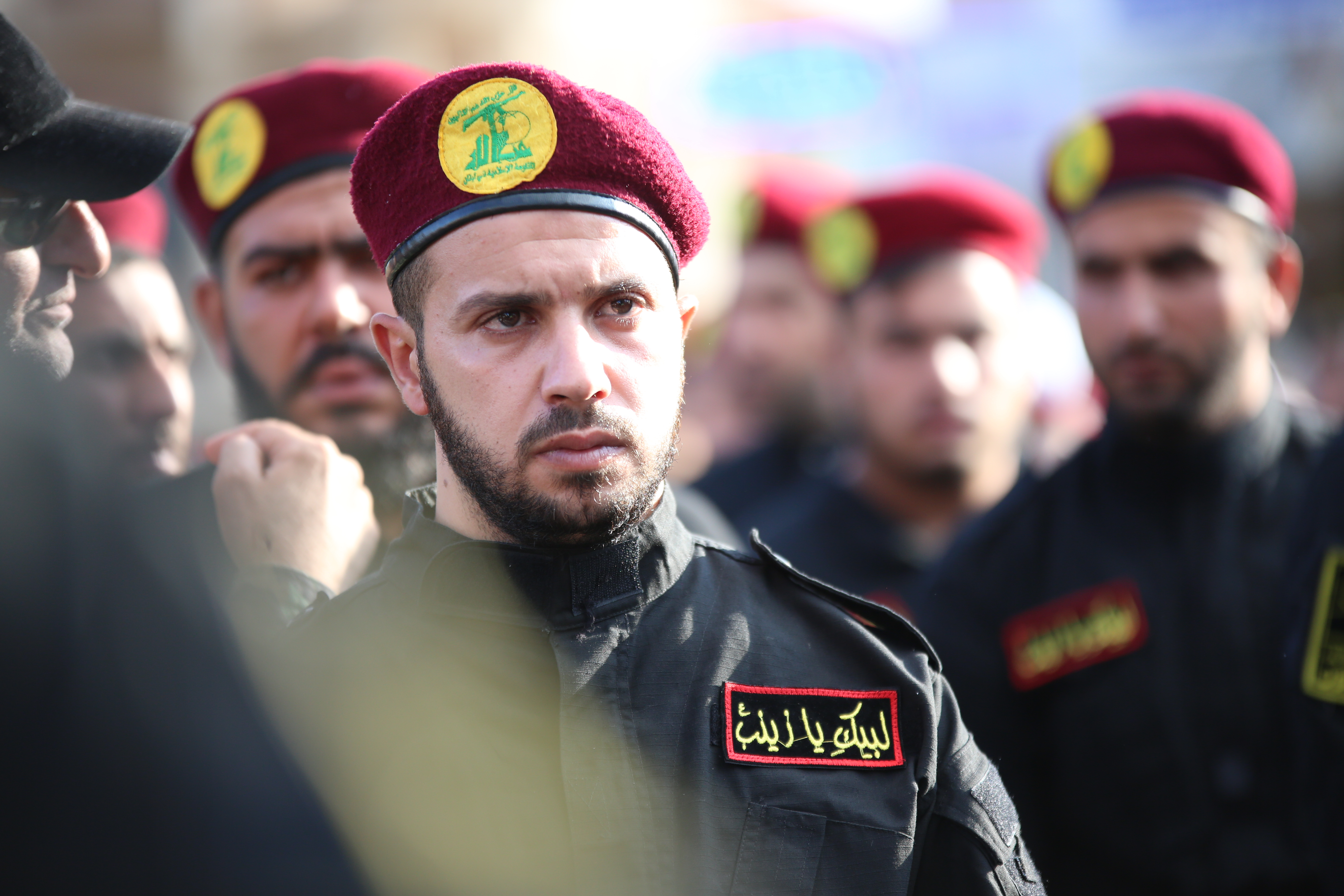 Aitit,southern,Lebanon/lebanon:1/6/2017:,Hezbollah,Fighters,In,Military,Clothes,During,Funeral,Of