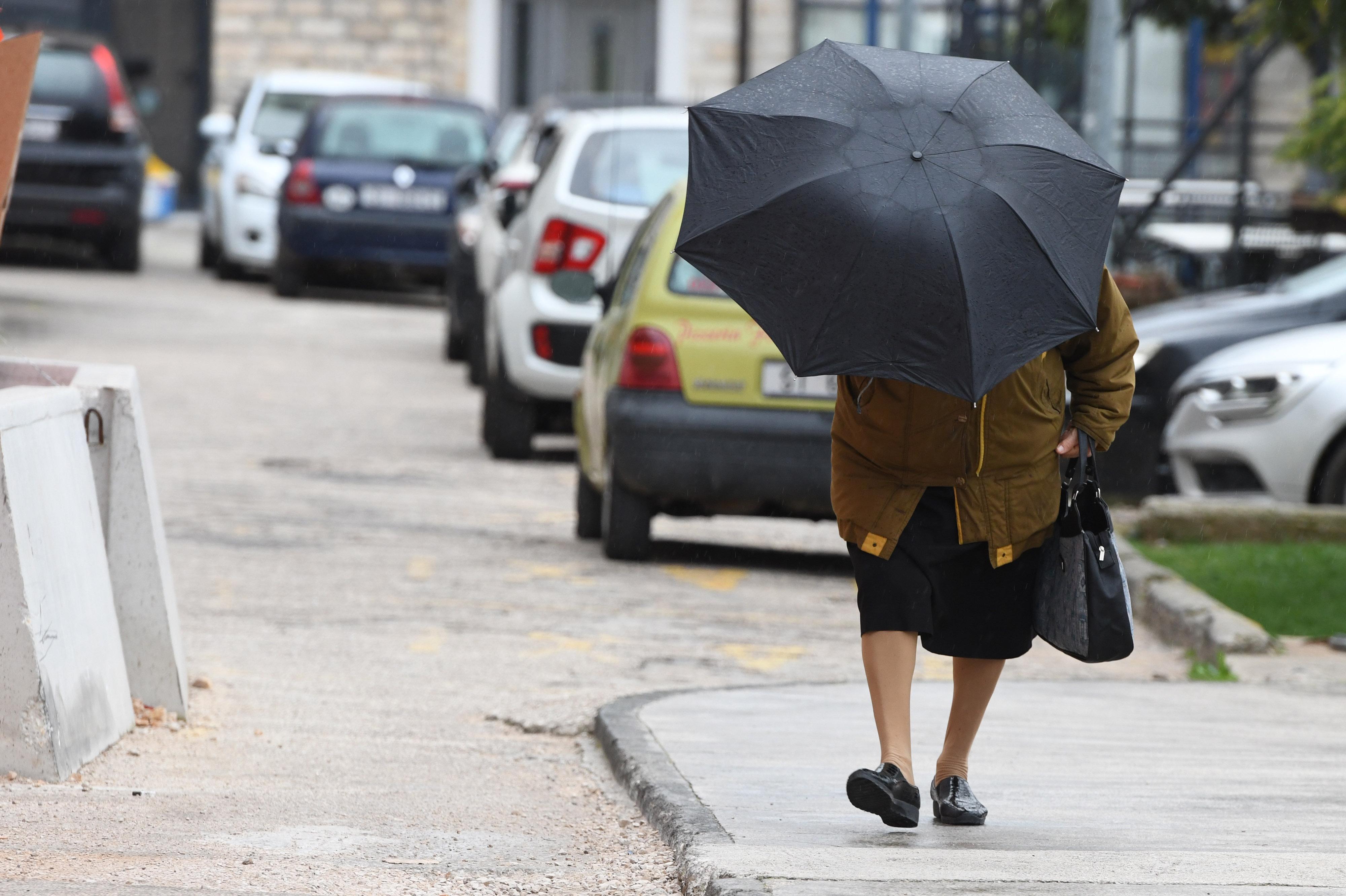 Kišno jutro u Šibeniku