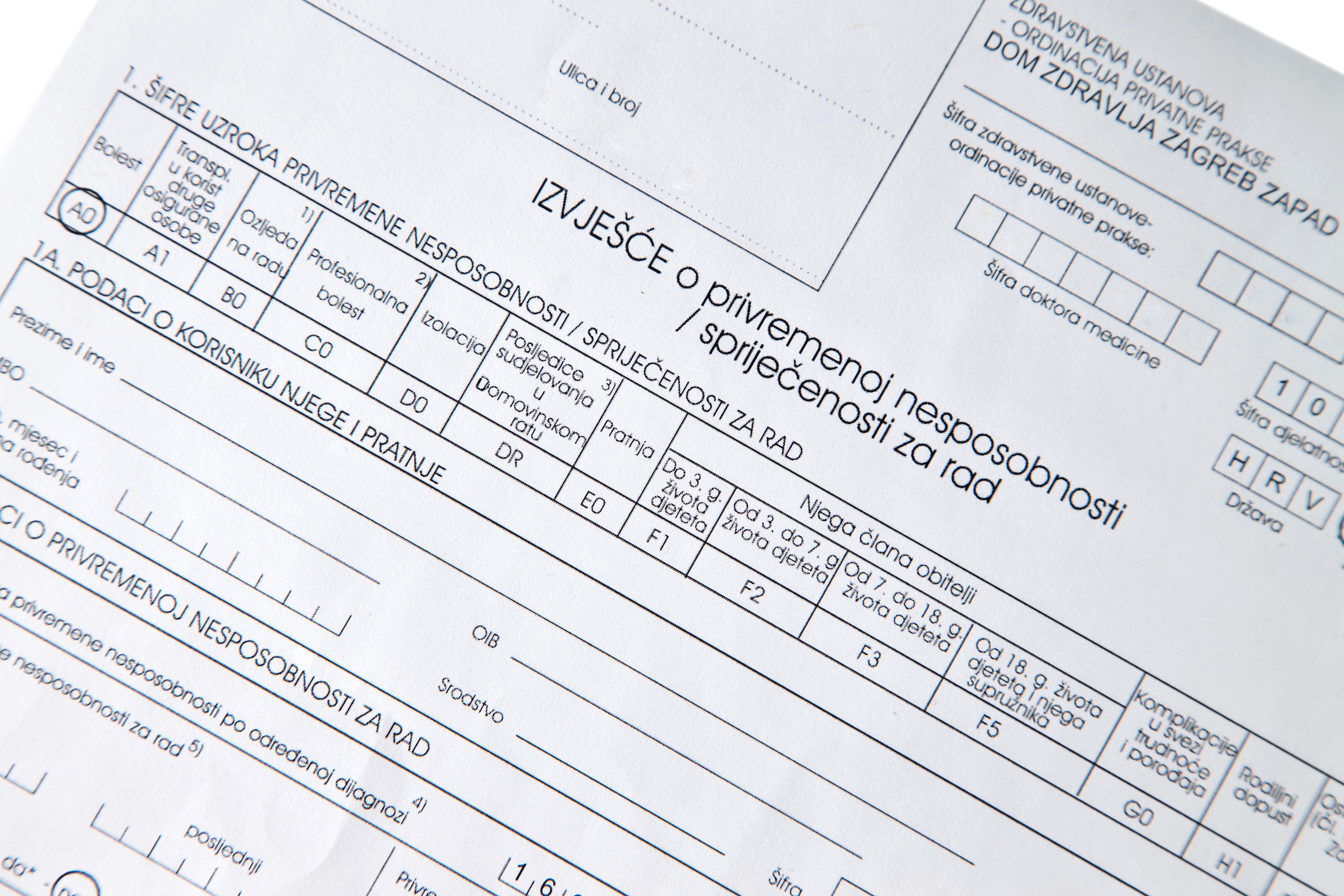 Doznake za bolovanje