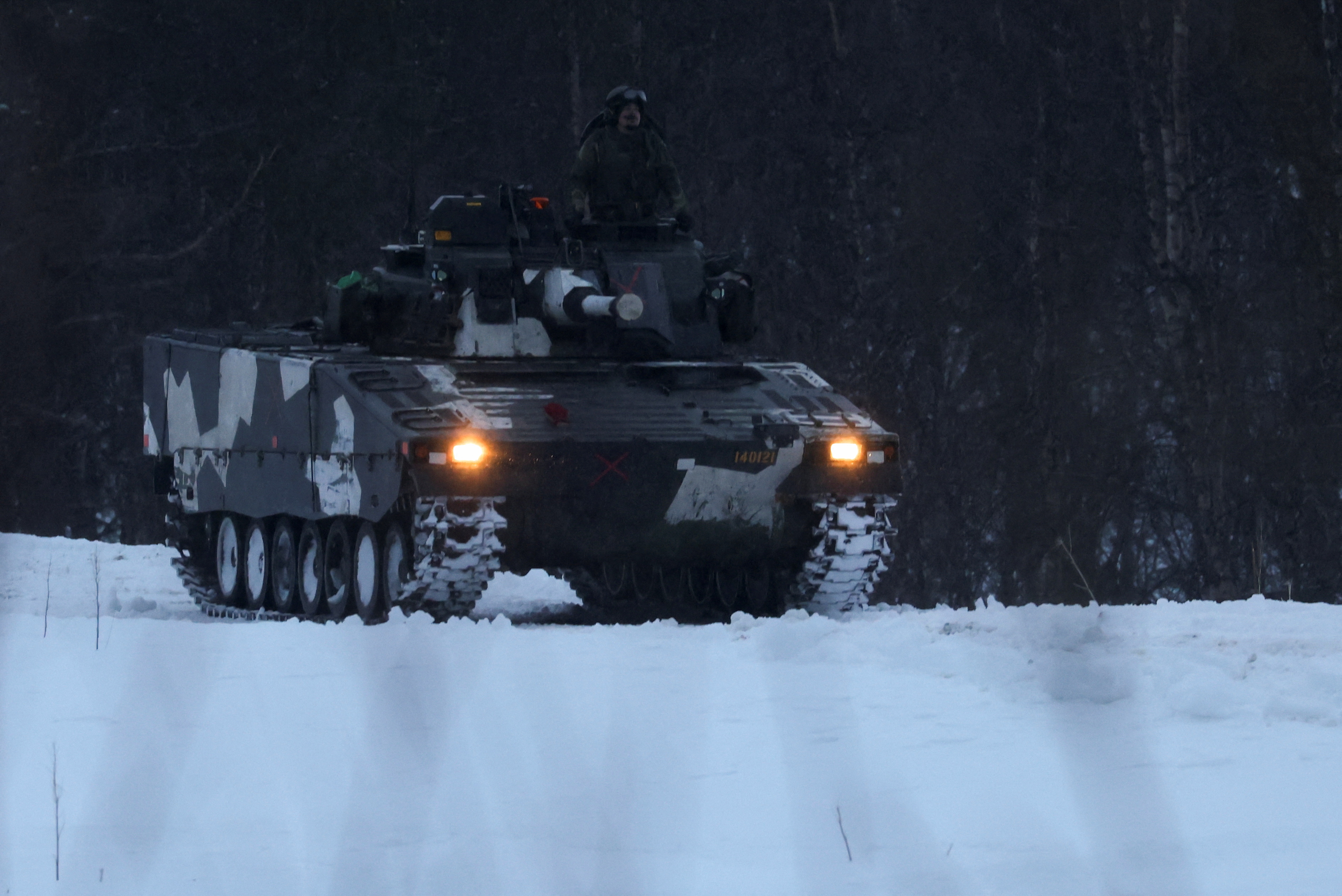 "Cold Response 2022" NATO military exercise, in Setermoen