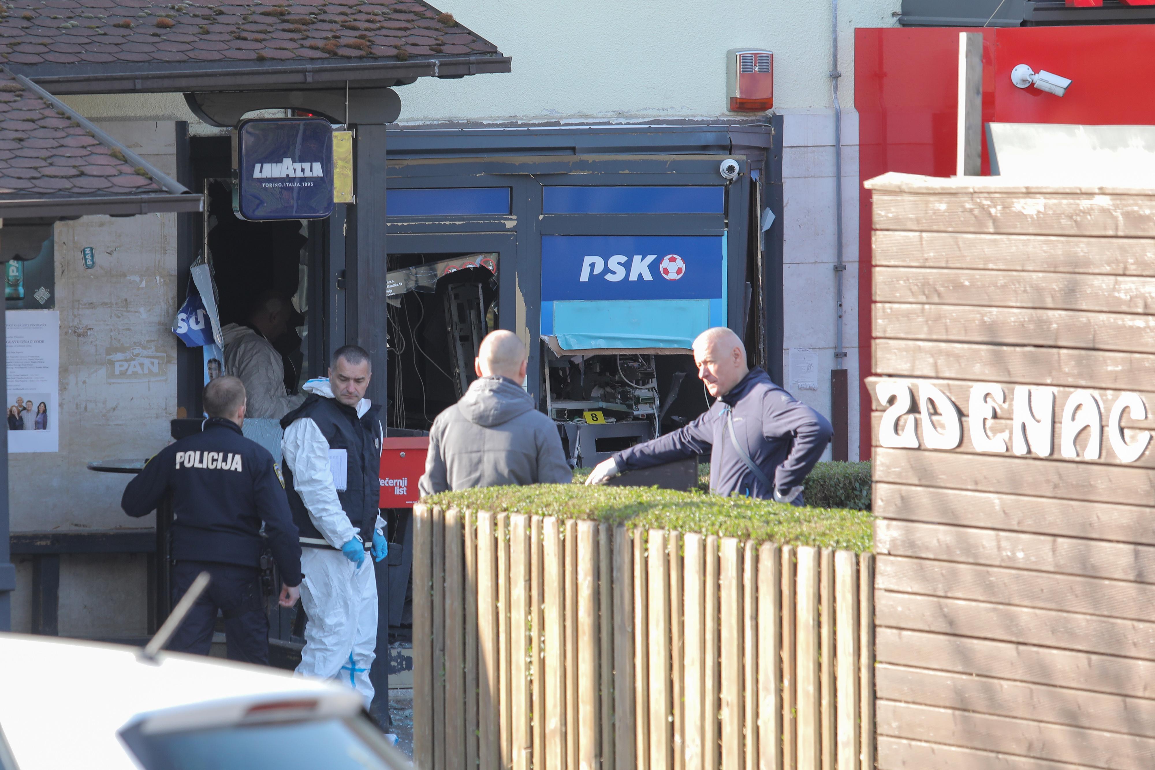 Zagreb: Na Markuševcu raznesen bankomat