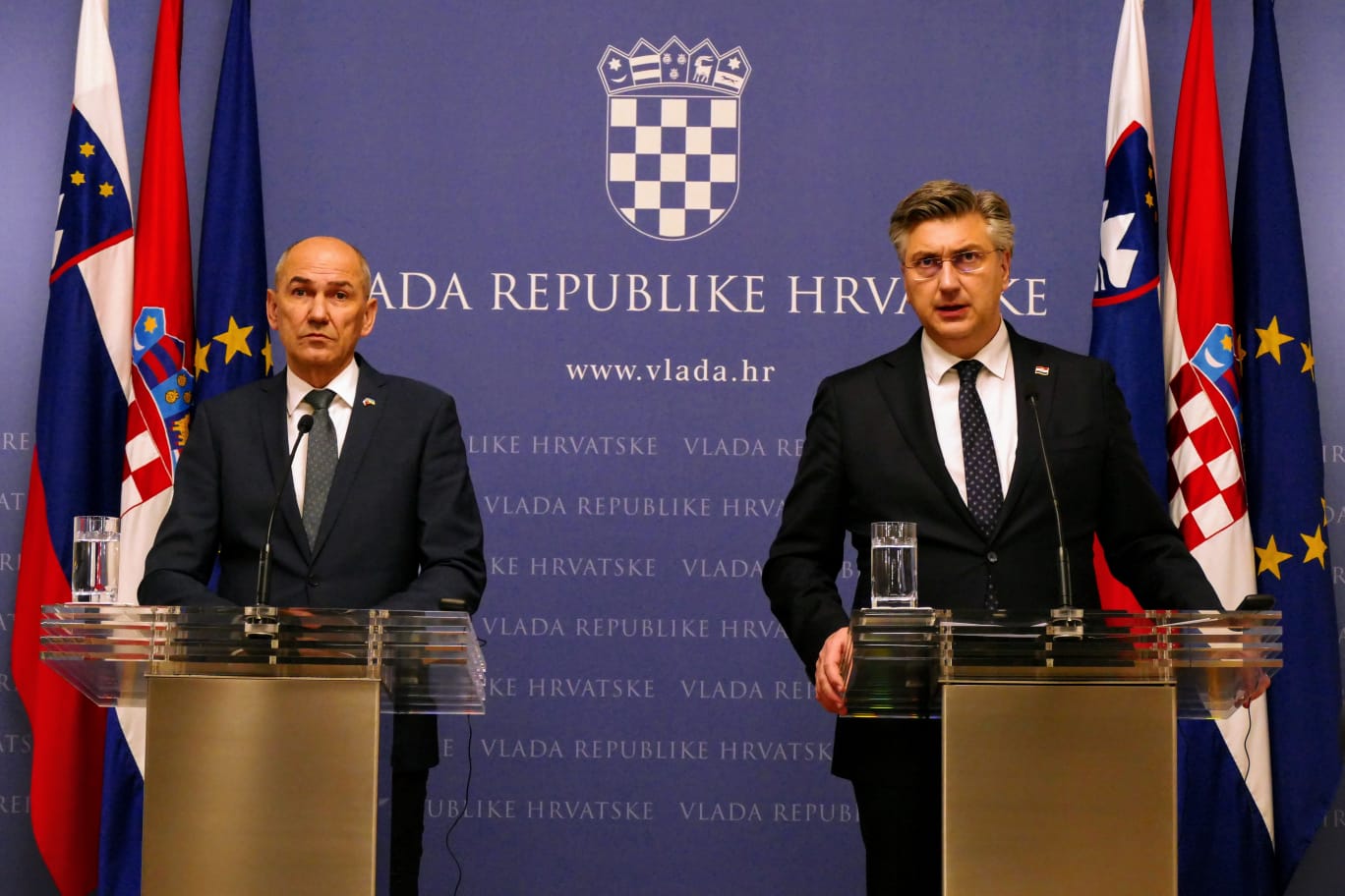 andrej plenković, janez janša